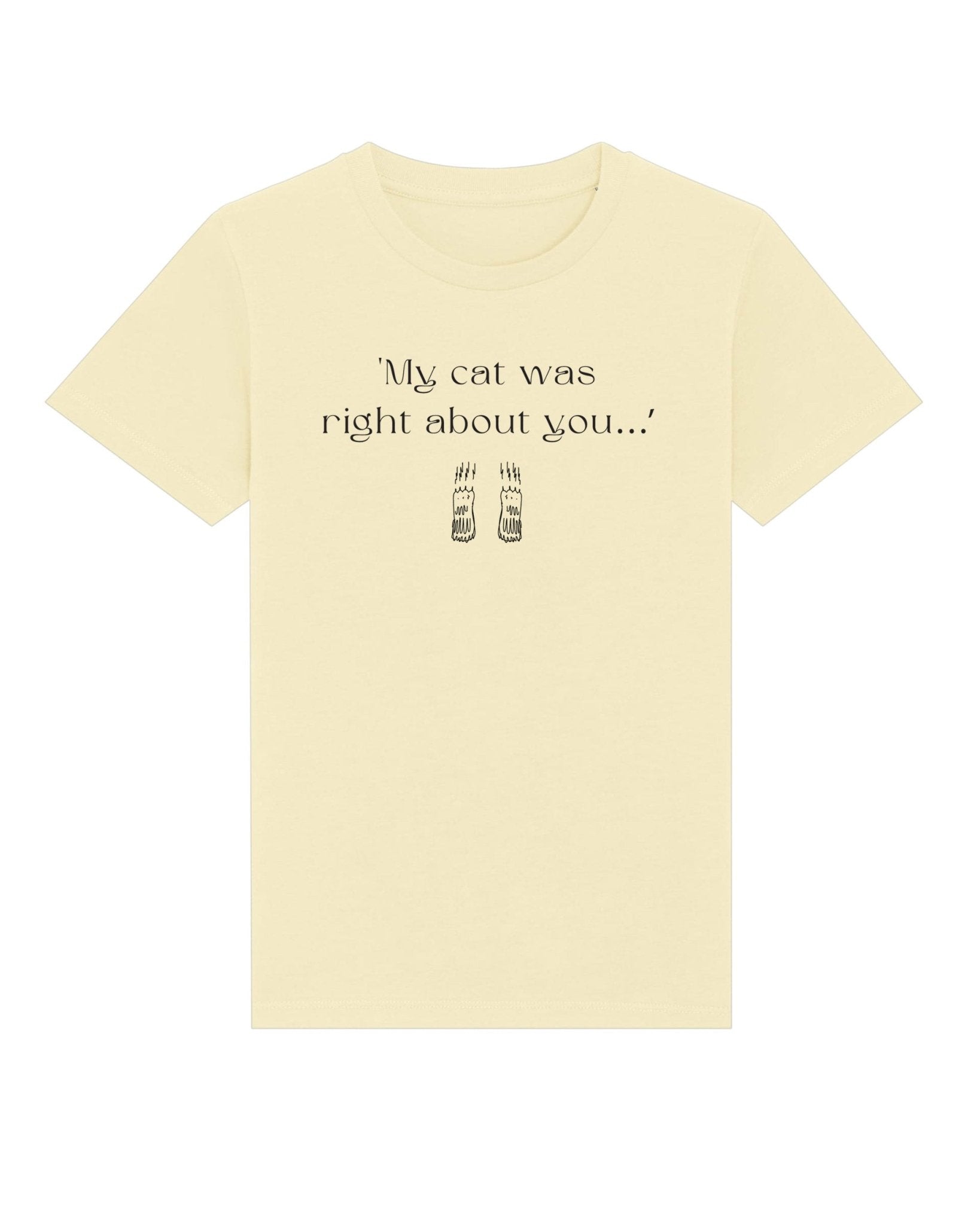Organic Cotton 'The Cats Truth' Kids Funny Cat T-shirt – found at hello kitty shop

