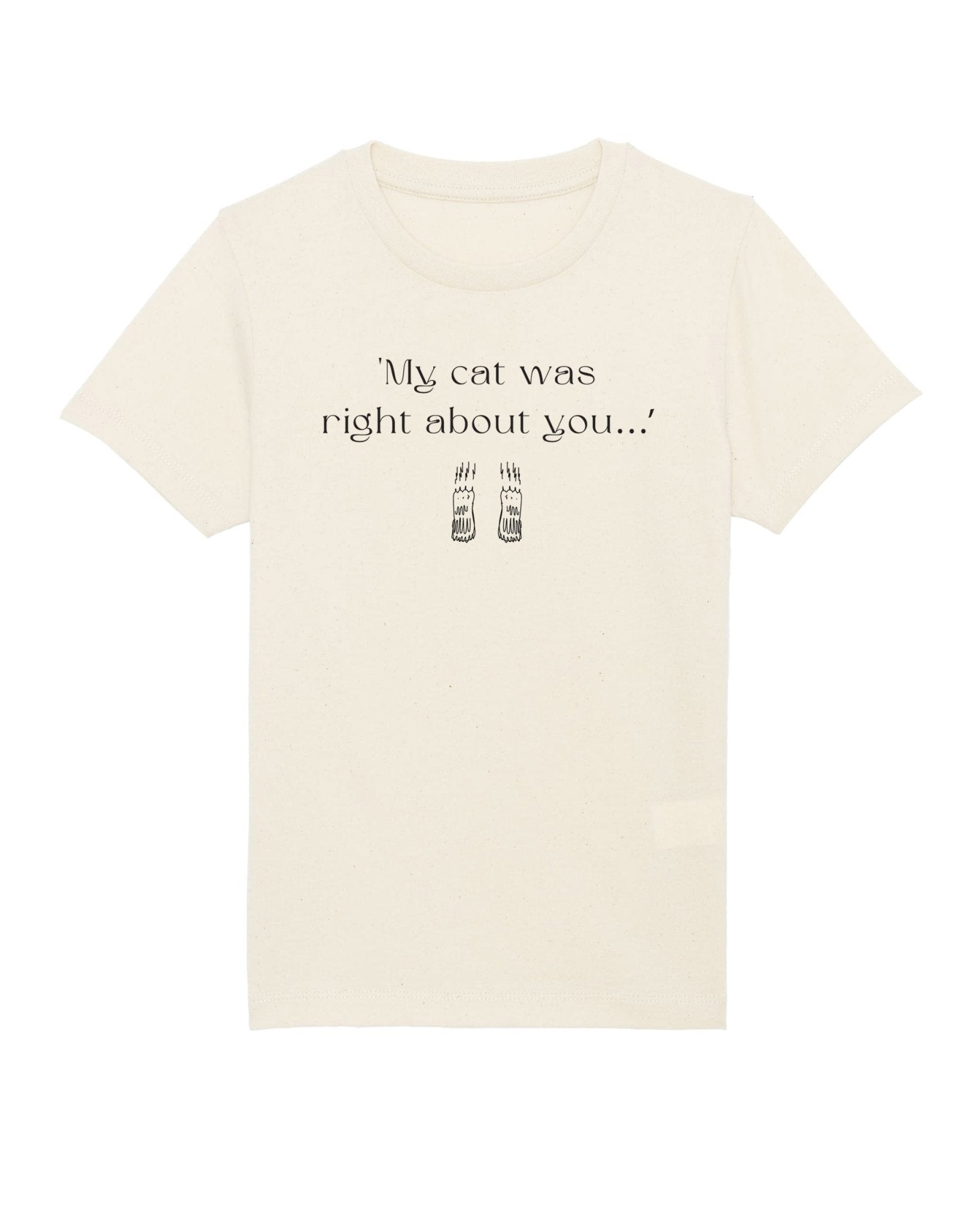 Organic Cotton 'The Cats Truth' Kids Funny Cat T-shirt – trending clothes hello kitty lovers

