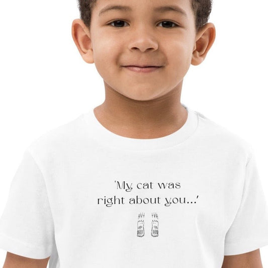 Organic Cotton 'The Cats Truth' Kids Funny Cat T-shirt – cute childrens animal print t shirts