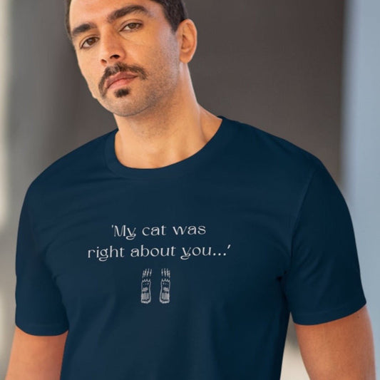 Organic Cotton 'The Cats Truth' funny cat tshirt for stylish everyday wear

