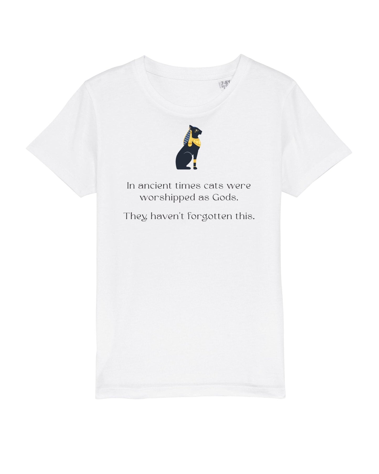 Organic Cotton 'The Egyptian Cat' T-shirt – a fun animal print t-shirt for children

