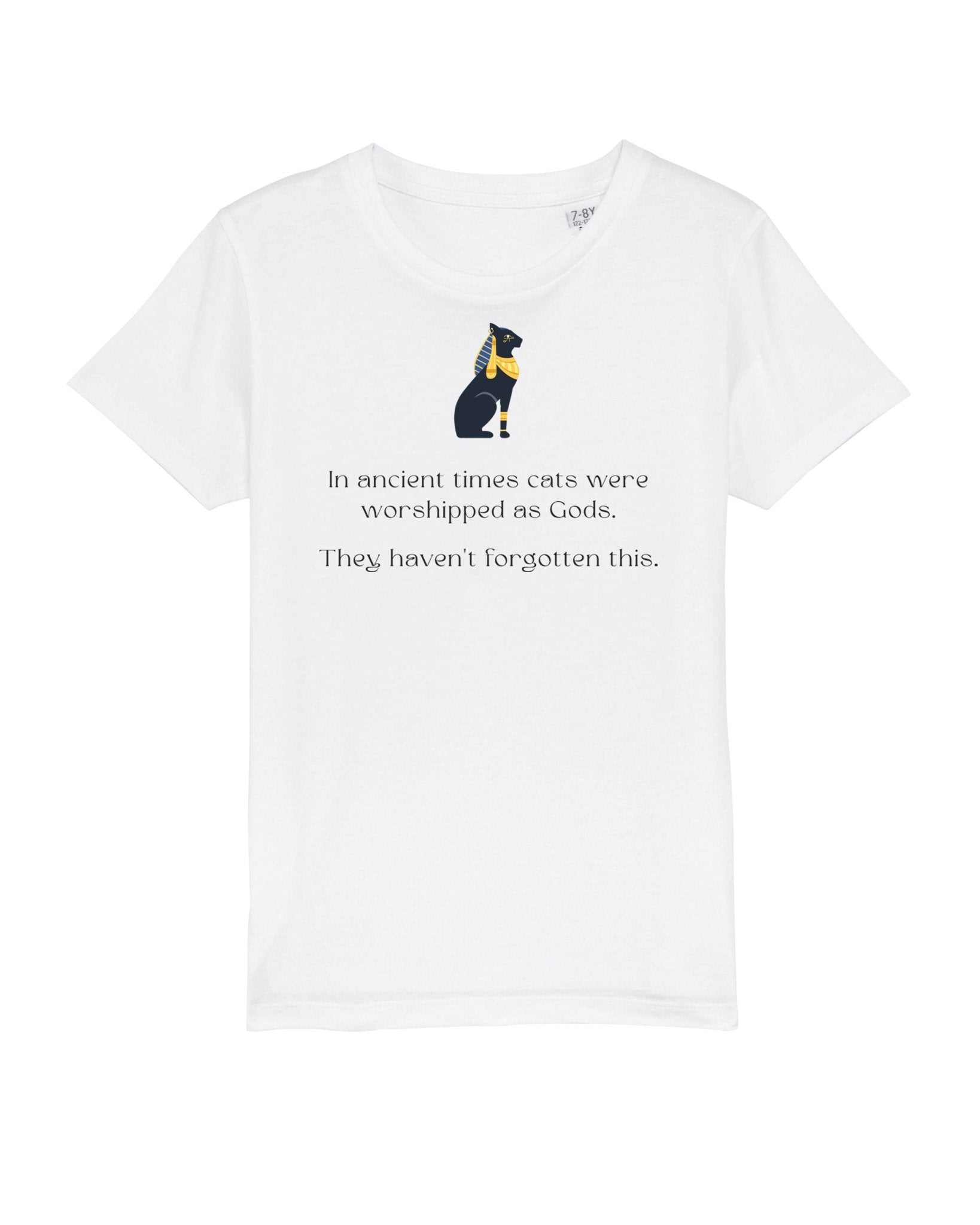 Organic Cotton 'The Egyptian Cat' T-shirt – a fun animal print t-shirt for children

