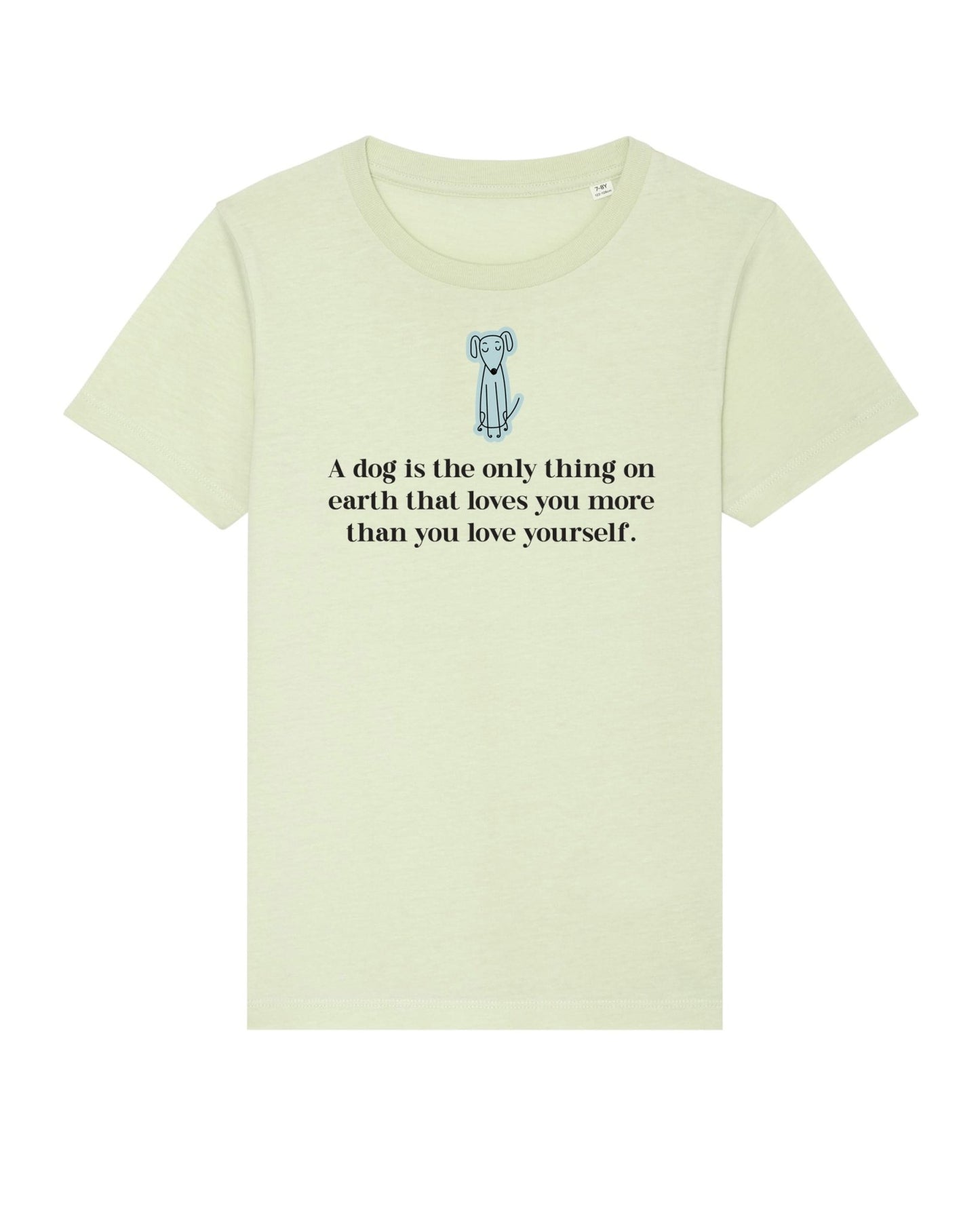 Cute hello kitty outfit substitute – organic cotton 'The Loyal Dog' kids funny dog t-shirt.