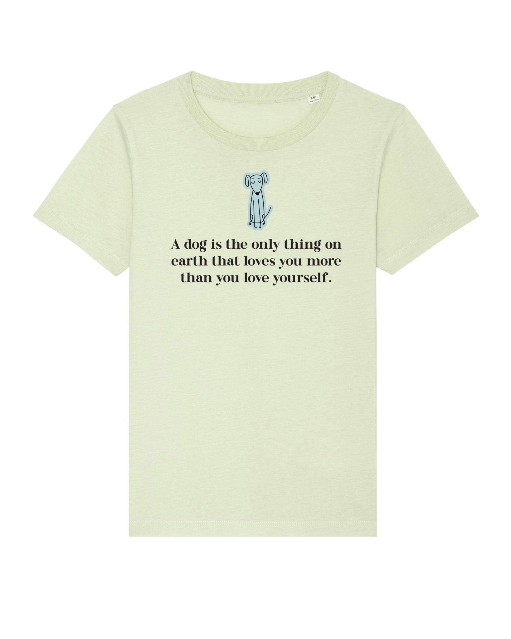 Cute hello kitty outfit substitute – organic cotton 'The Loyal Dog' kids funny dog t-shirt.