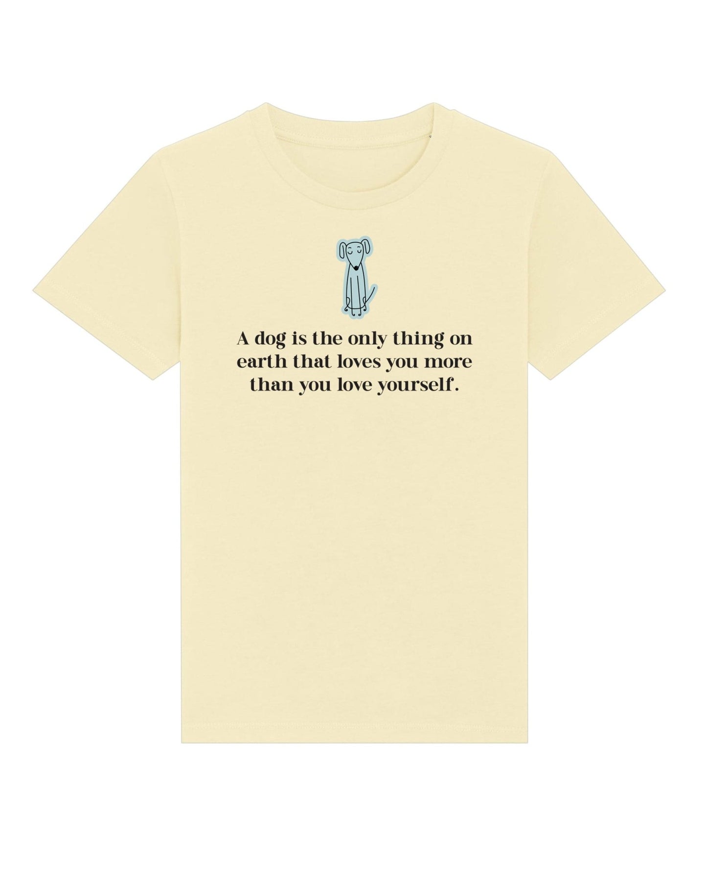 Hello kitty shop favorite – organic cotton 'The Loyal Dog' kids funny dog t-shirt with a playful dog print.