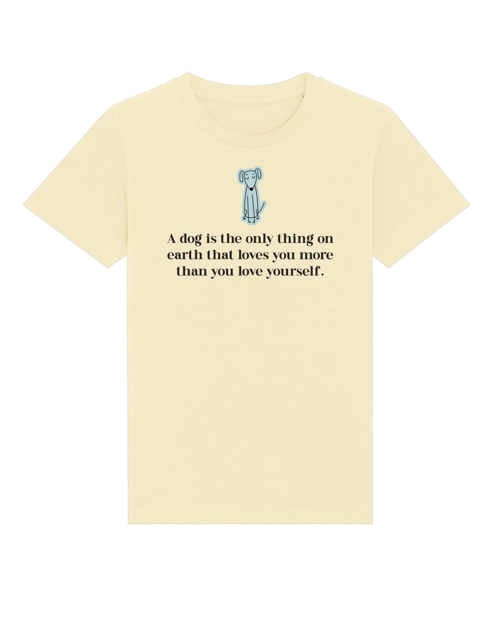 Hello kitty shop favorite – organic cotton 'The Loyal Dog' kids funny dog t-shirt with a playful dog print.