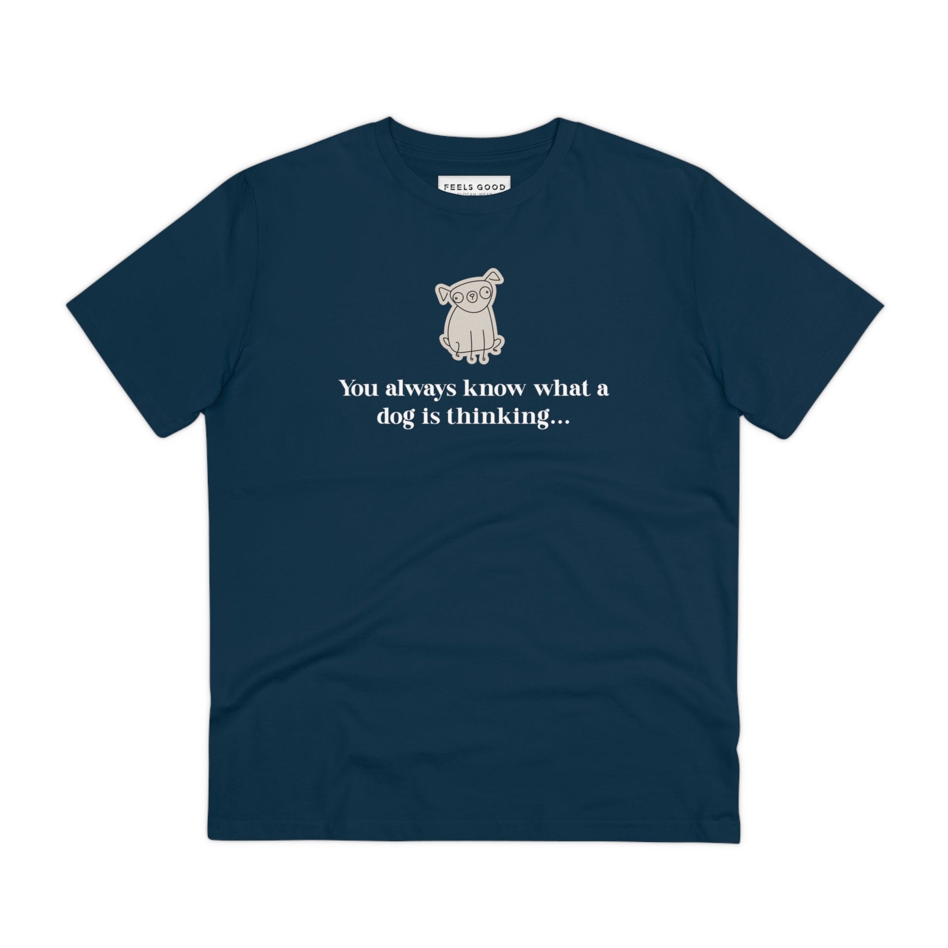 Express your style with Organic Cotton 'The Psychic' Funny Dog T-shirt – top t shirts for dog lovers.