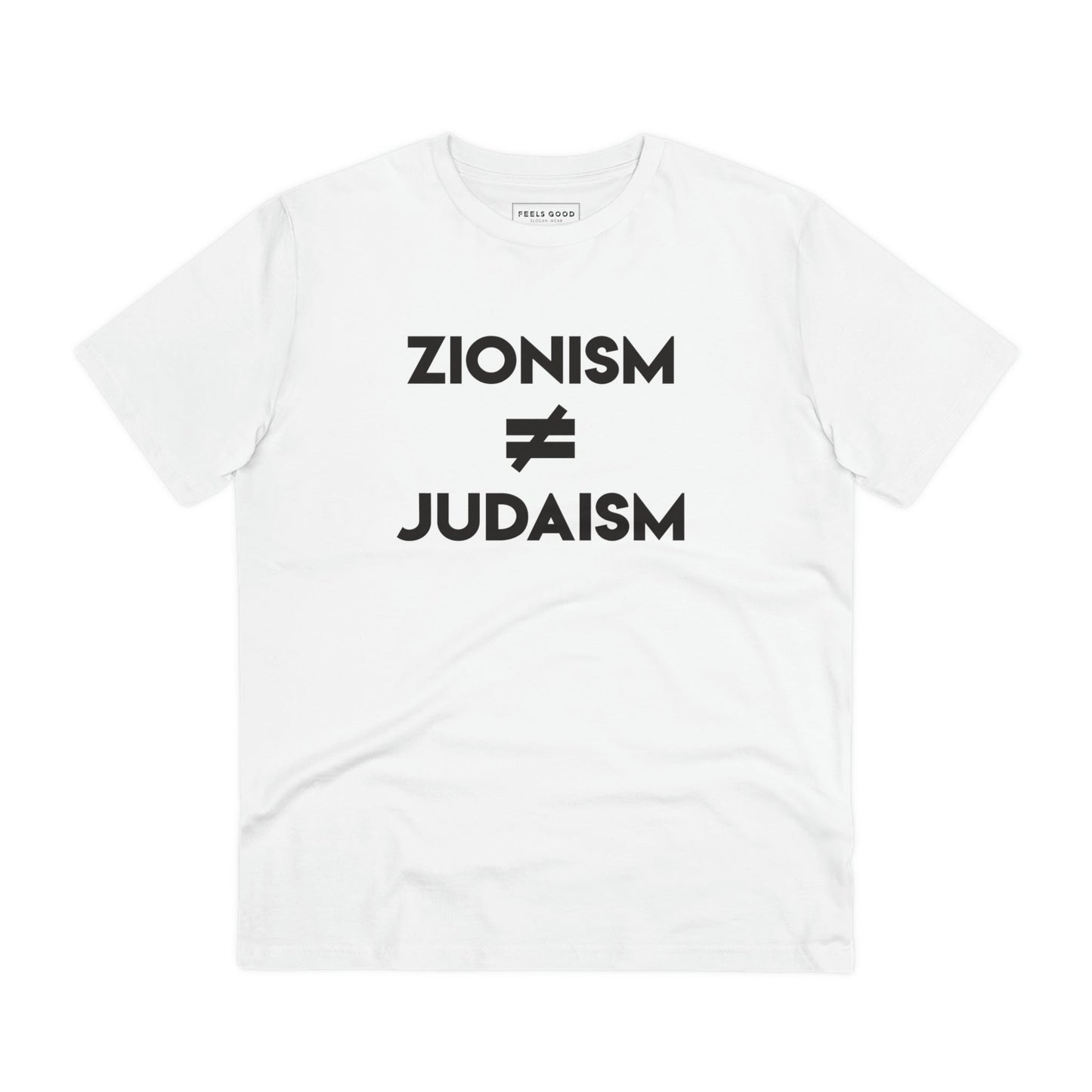 Palestine 'Judaism Speaks' Organic Cotton T-shirt supporting human rights through fashion