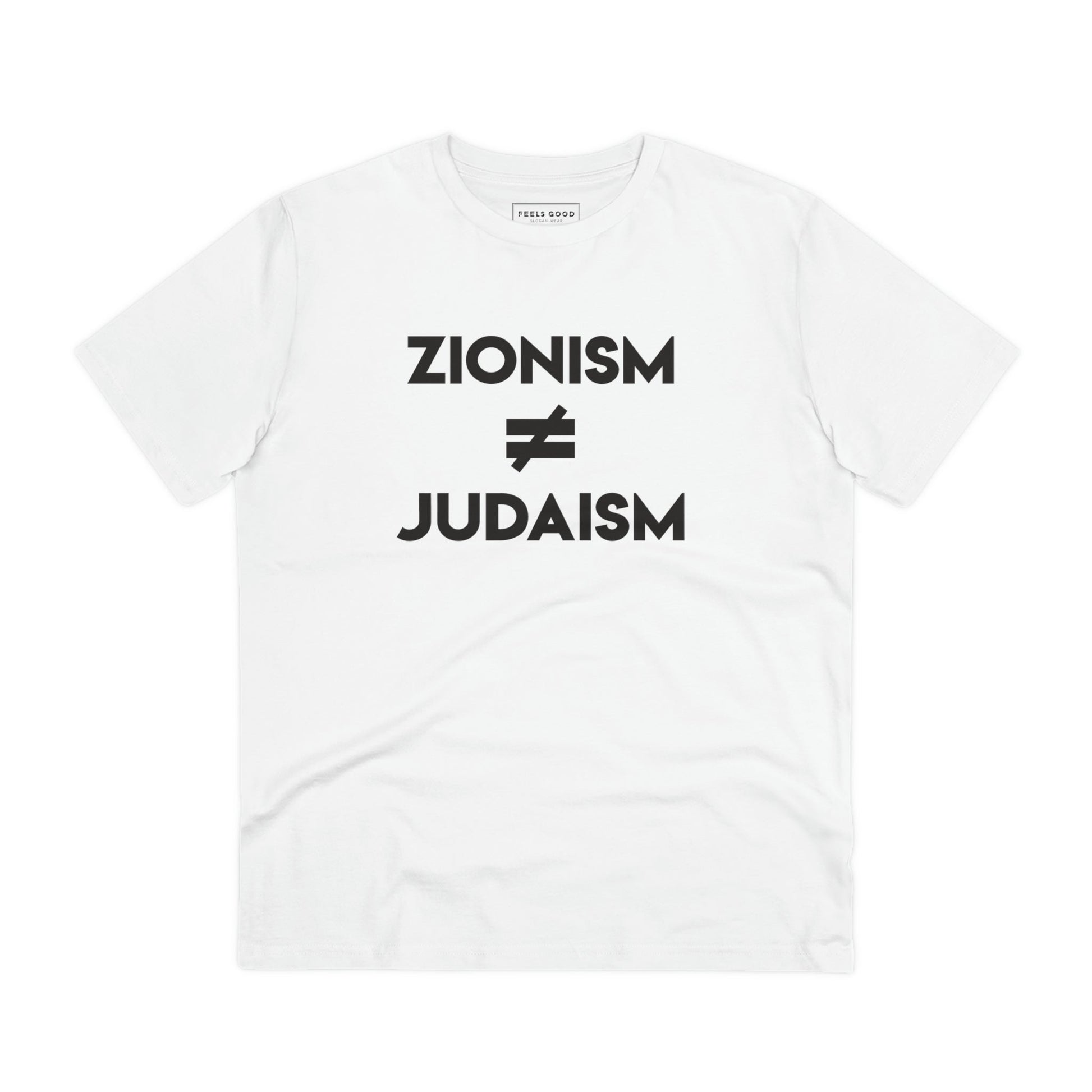 Palestine 'Judaism Speaks' Organic Cotton T-shirt supporting human rights through fashion