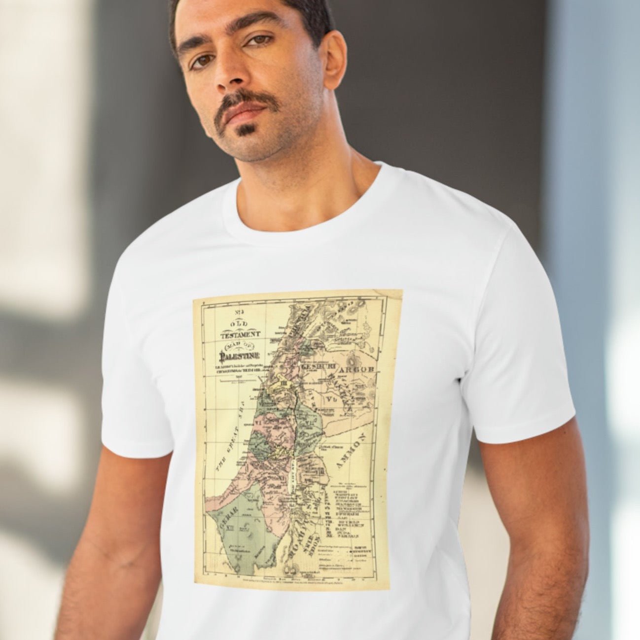 Palestine 'Rightful Map' Organic Cotton T-shirt inspired by quotes about resistance

