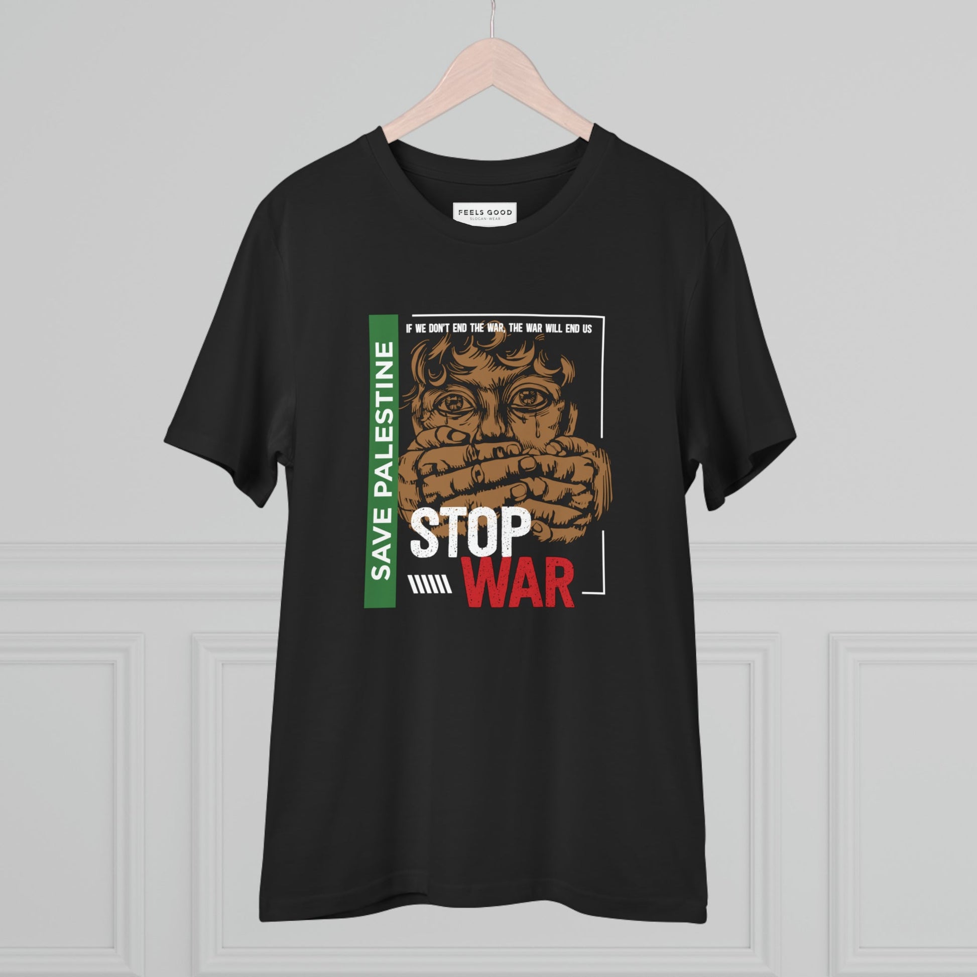 Peaceful protest shirt – Palestine 'Stop War & Occupation' Organic Cotton T-shirt


