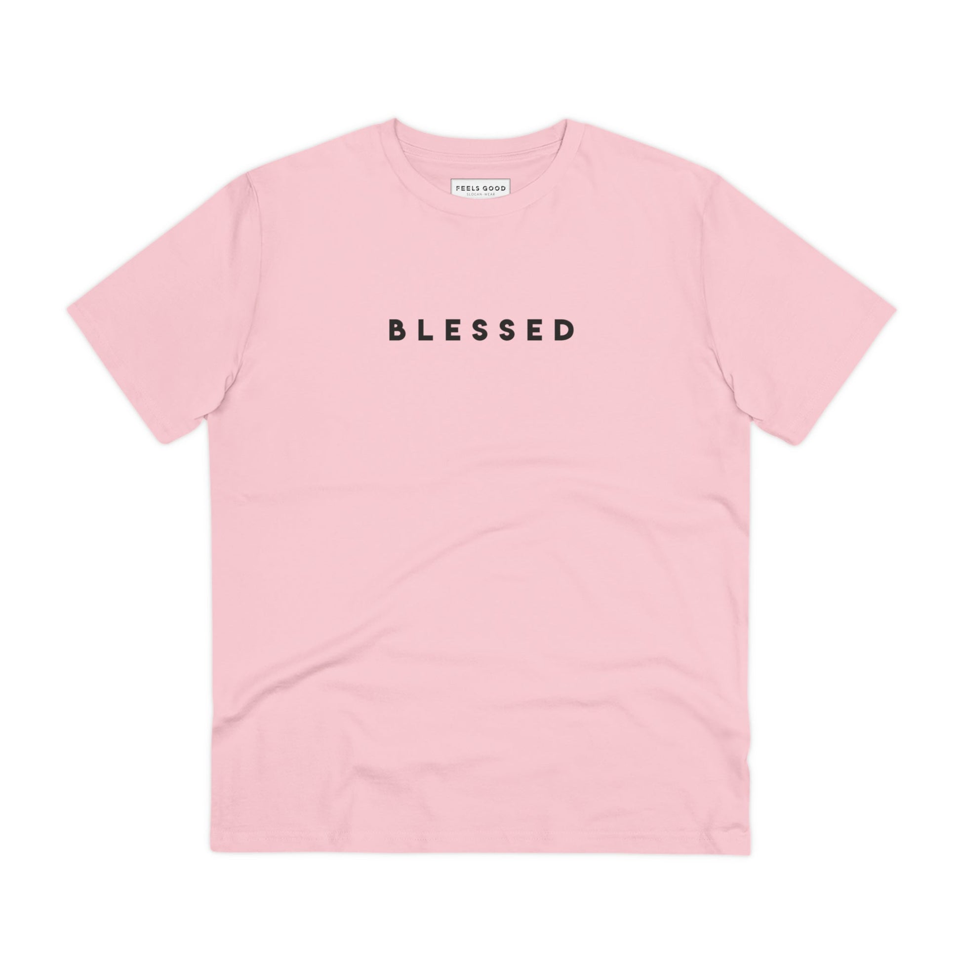 New best t-shirt: 'Blessed' positive organic cotton comfort.

