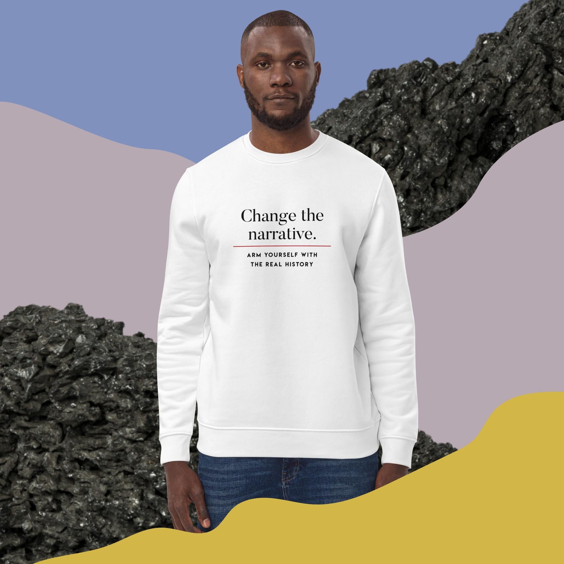 Inspirational 'Change History' sweatshirt for spiritual fashion lovers

