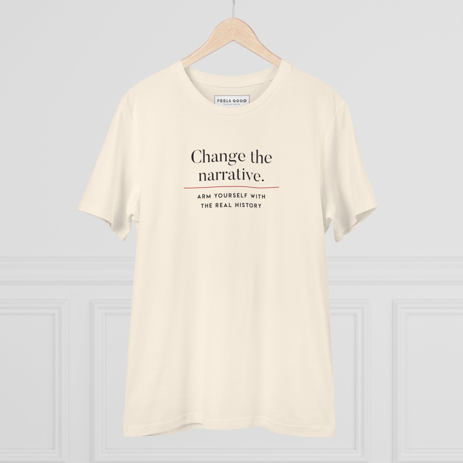 Trending best t-shirt: 'Change History' positive design.
