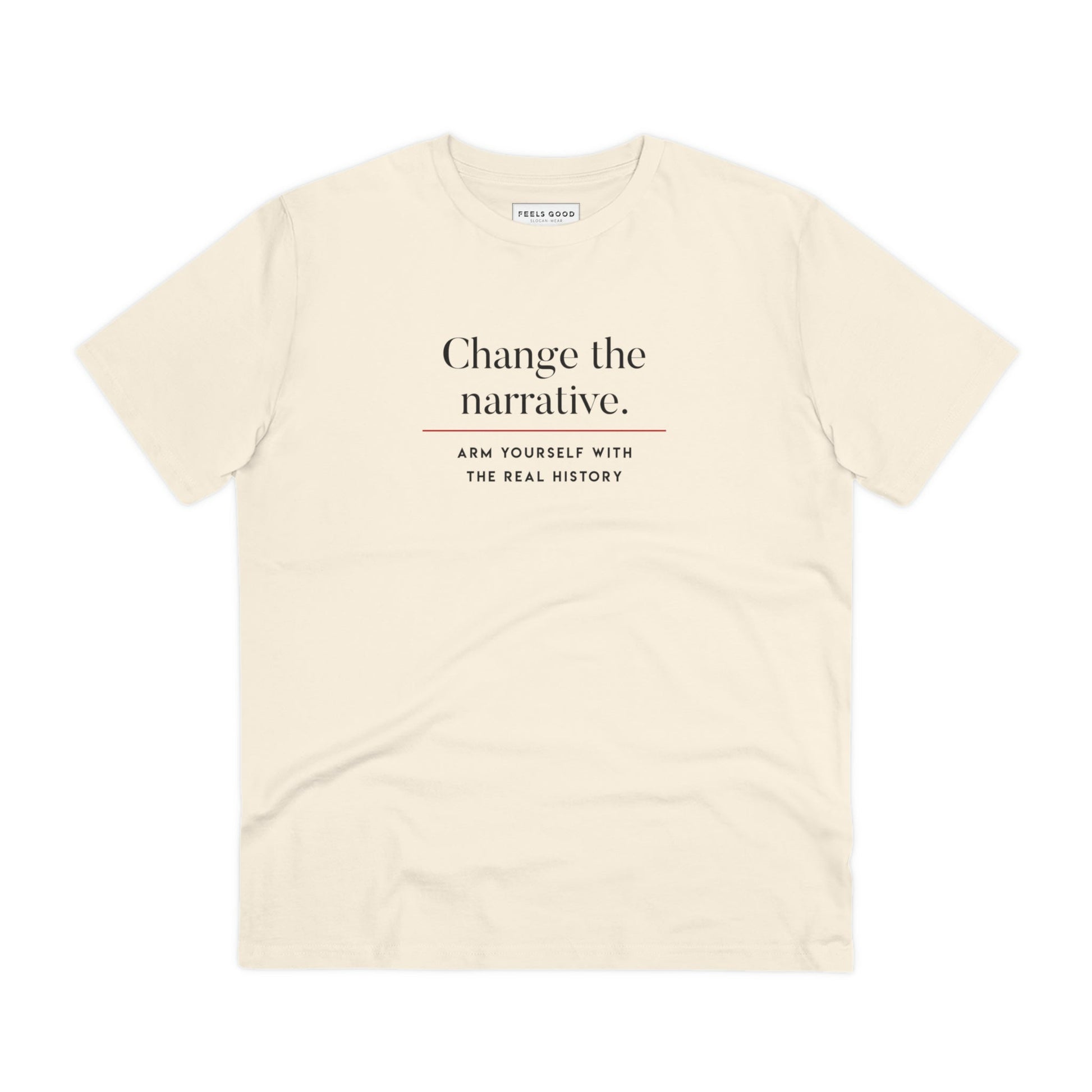 New best t-shirt: 'Change History' positive comfort.
