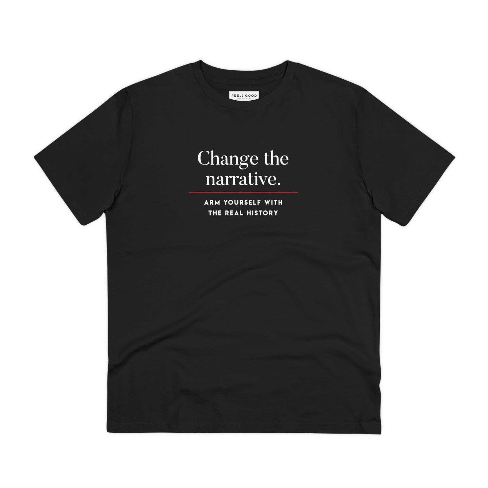 Comfortable best t-shirt: 'Change History' cotton shirt.
