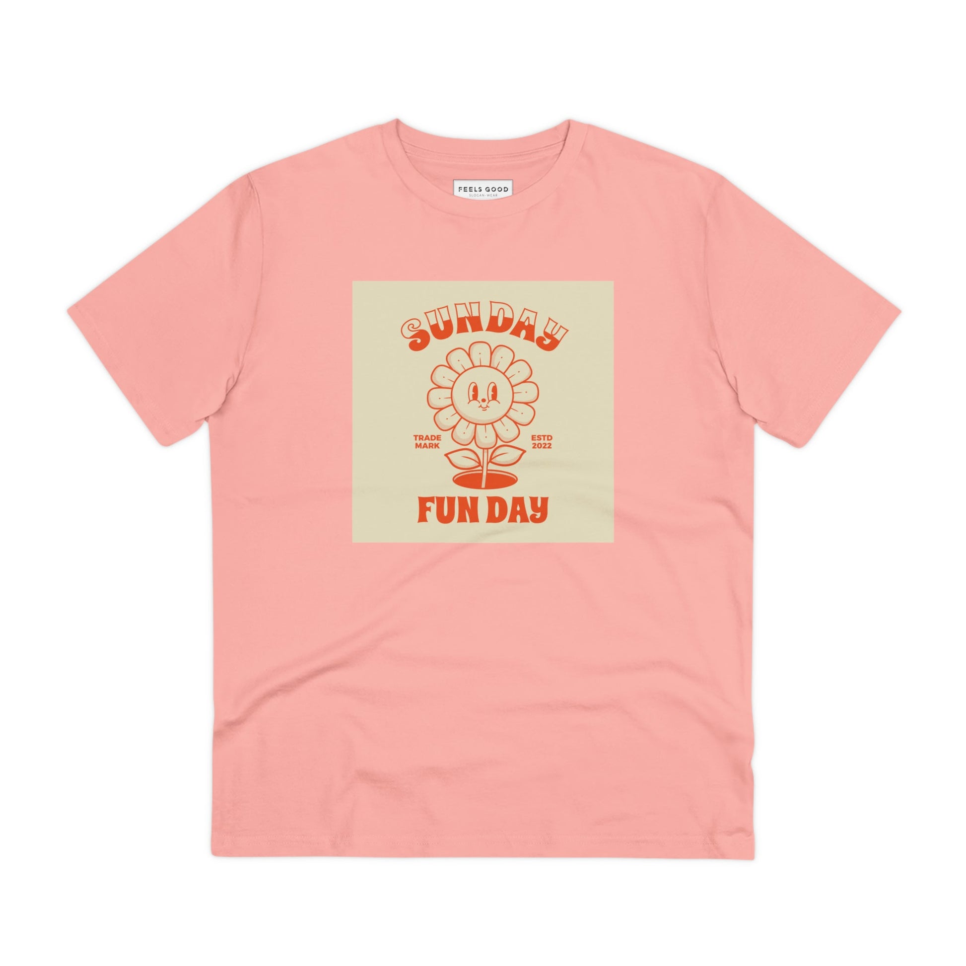 Love retro fashion? The Positive ‘Fun Day Sunday’ Retro Organic Cotton T-Shirt is your perfect pick!