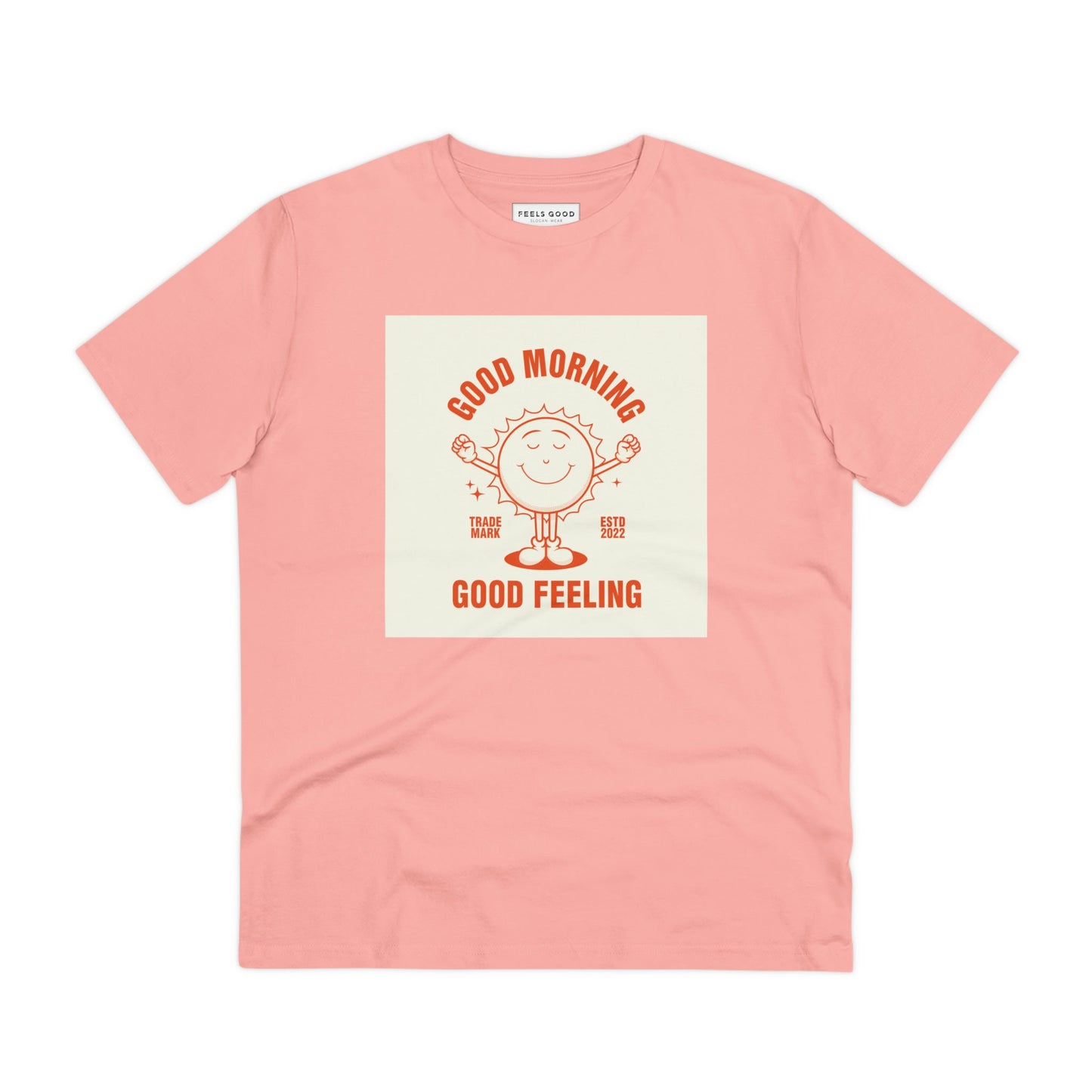 Feel good in the Positive 'Good Feeling' Retro Organic Cotton T-Shirt. Shop retro style t-shirts now!
