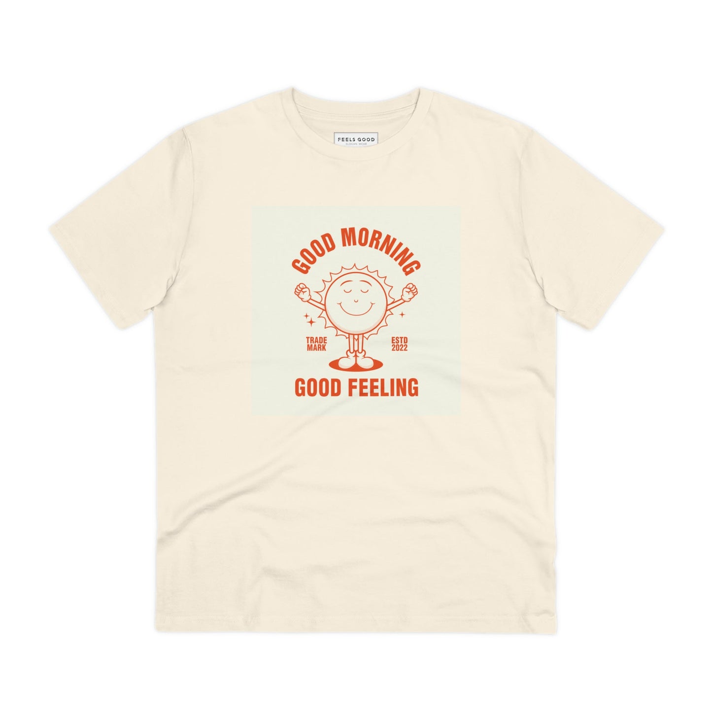 Classic vibes meet comfort with the Positive 'Good Feeling' Retro Organic Cotton T-Shirt. Shop now!