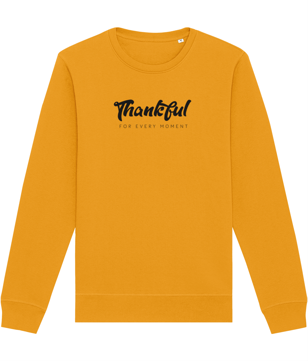 Positive 'Thankful' Organic Cotton Sweatshirt - Positive Sweatshirt