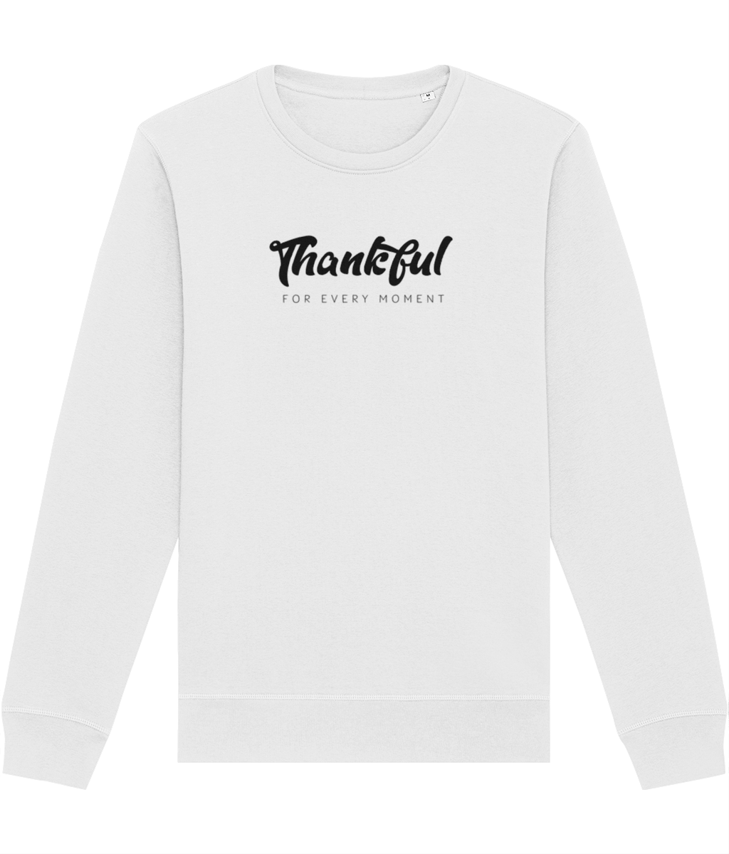 Positive 'Thankful' Organic Cotton Sweatshirt - Positive Sweatshirt