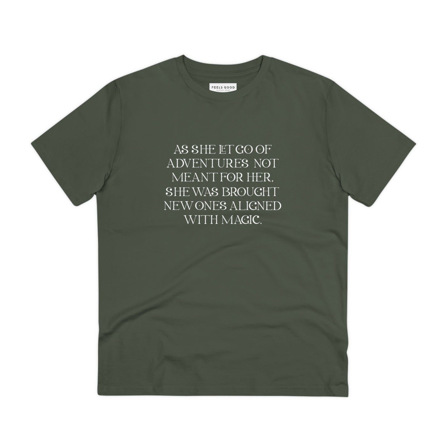 Quotes 'Kismet' Organic Cotton T-shirt – neutral t-shirts for empowered people

