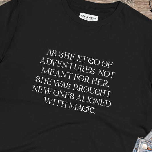 Quotes 'Kismet' Organic Cotton T-shirt – tshirt unisex design for all identities


