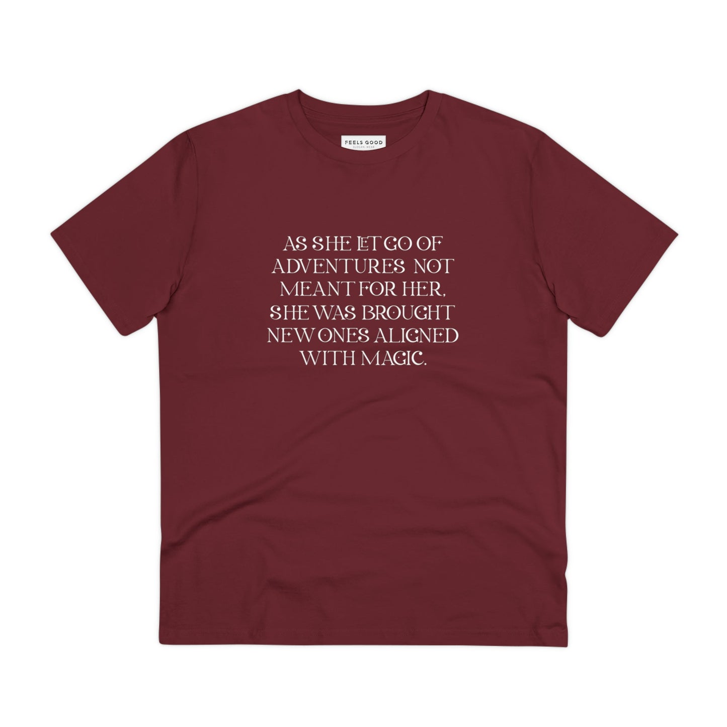 Quotes 'Kismet' Organic Cotton T-shirt – bold feminist t shirt for everyone

