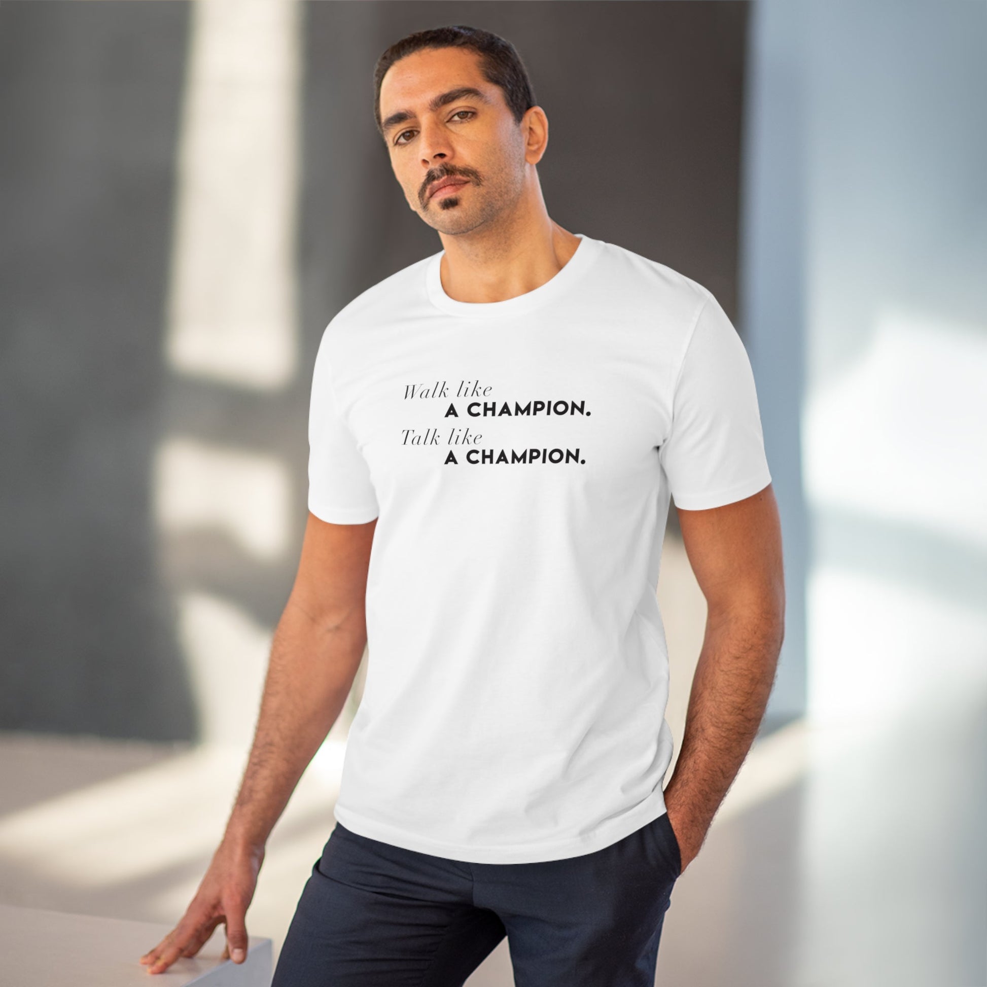 Reggae 'Champion' Organic Cotton T-shirt – a bold hiphop t shirt for true music lovers.
