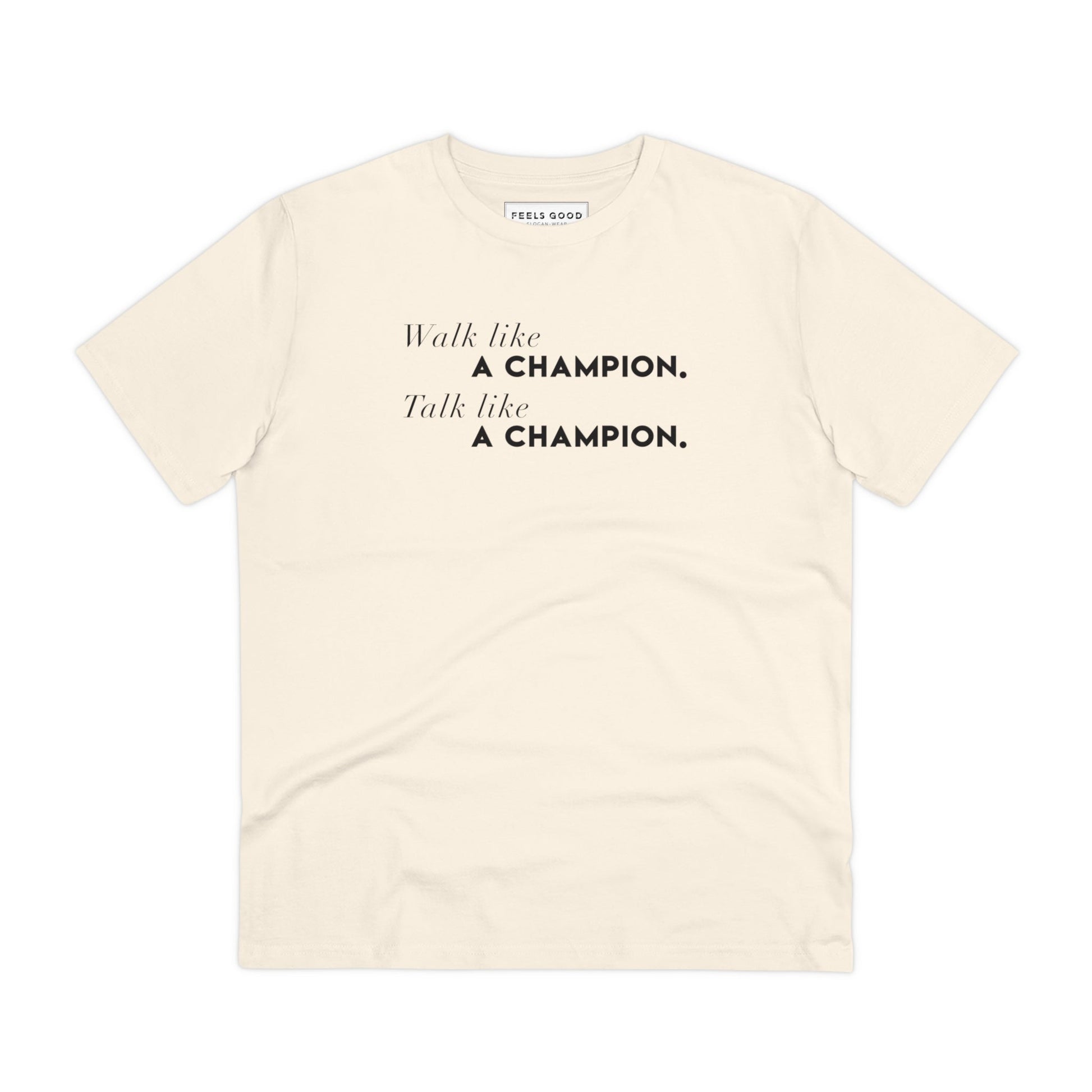 Mad tshirt music energy meets streetwear style in the Reggae 'Champion' organic tee.
