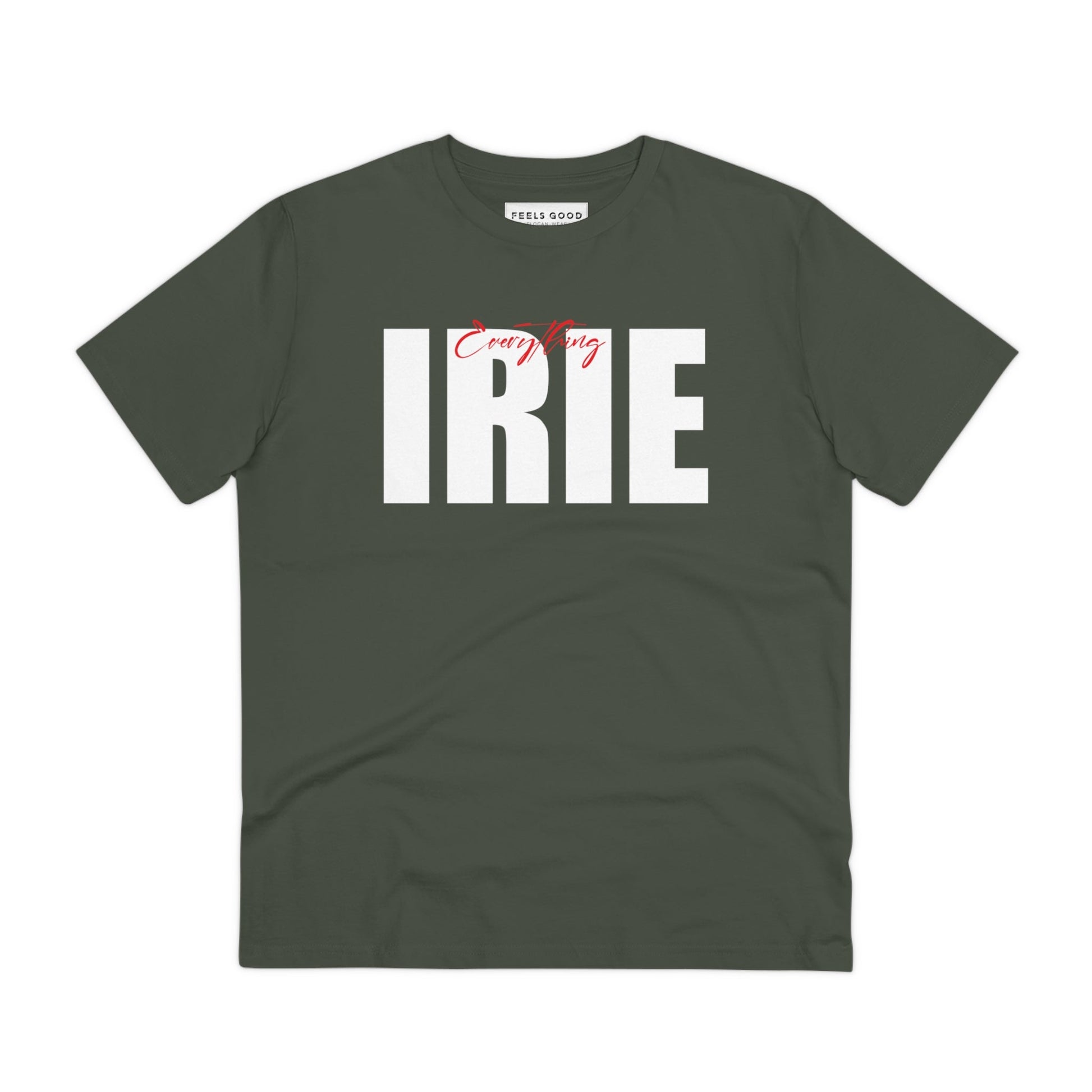 streetwear brands- Reggae 'Everything Irie' Organic Cotton T-shirt - Hip Hop Tshirt
