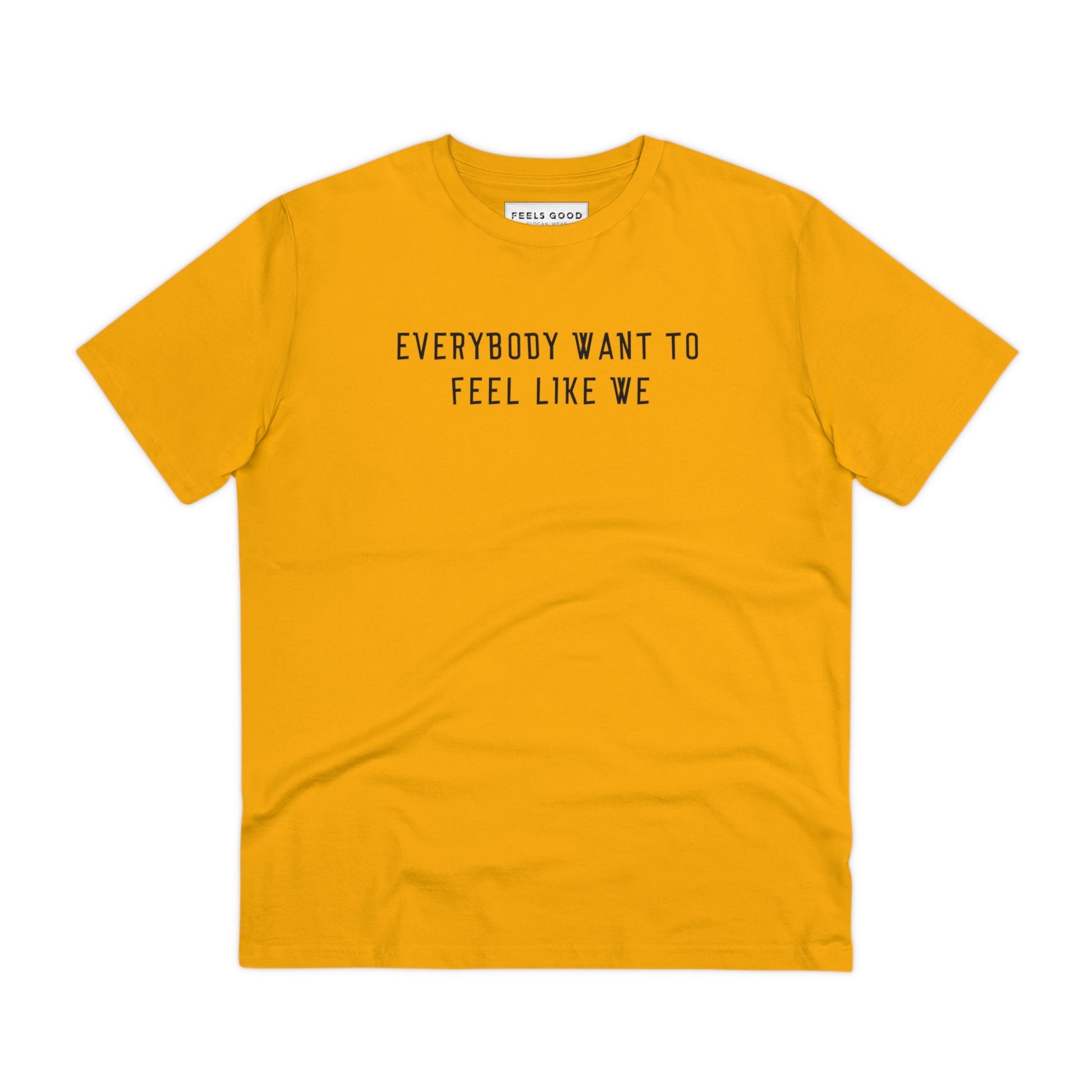 A hiphop t shirt with reggae soul – the Reggae 'Feel Like We' Organic Cotton T-shirt.