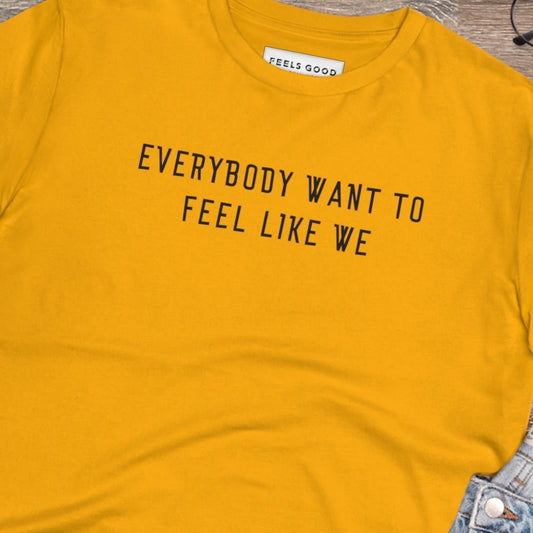Reggae 'Feel Like We' Organic Cotton T-shirt - Hip Hop Tshirt