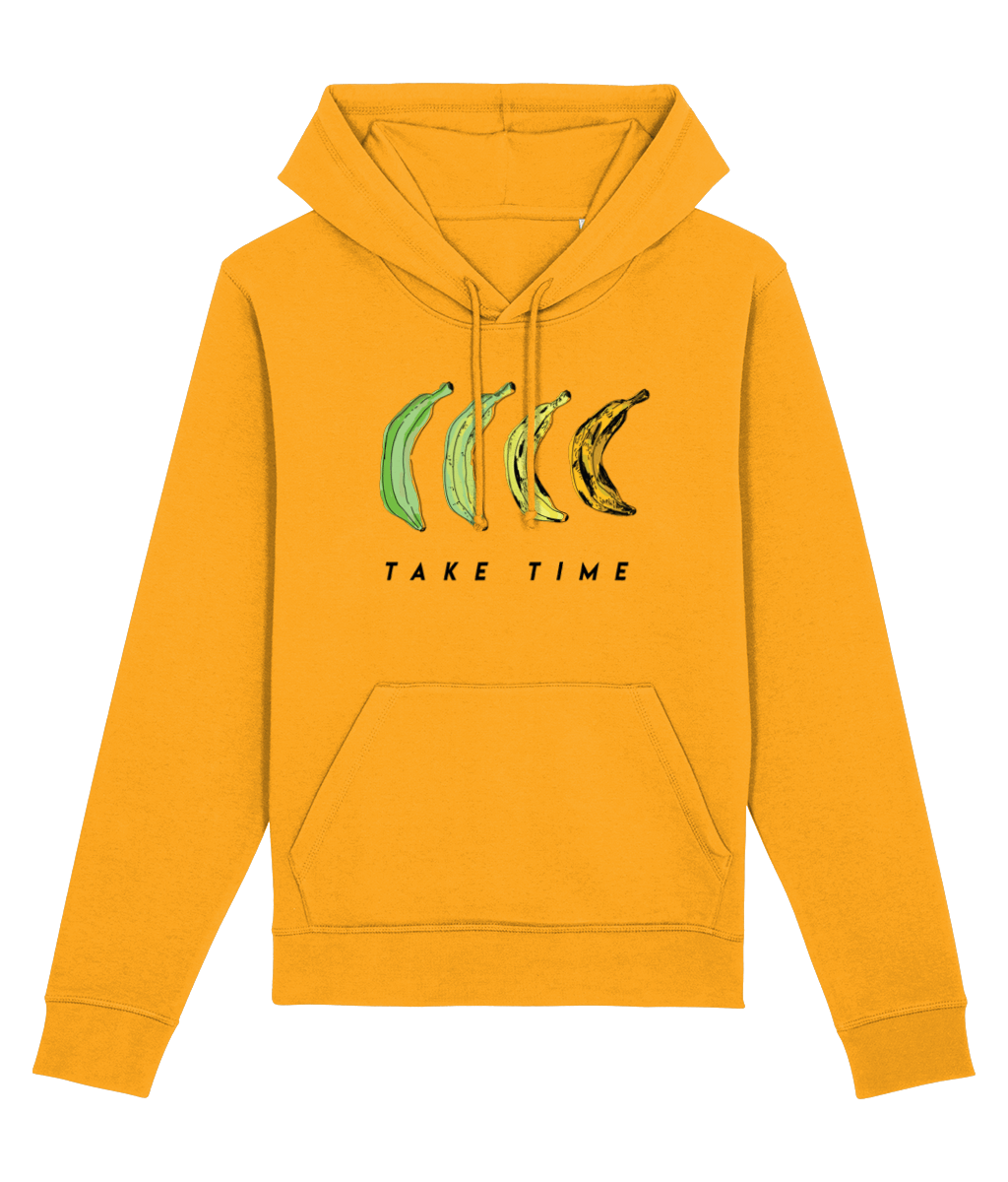 Reggae 'Take Time' Organic Cotton Hoodie – Bob Marley hoodie for music lovers.

