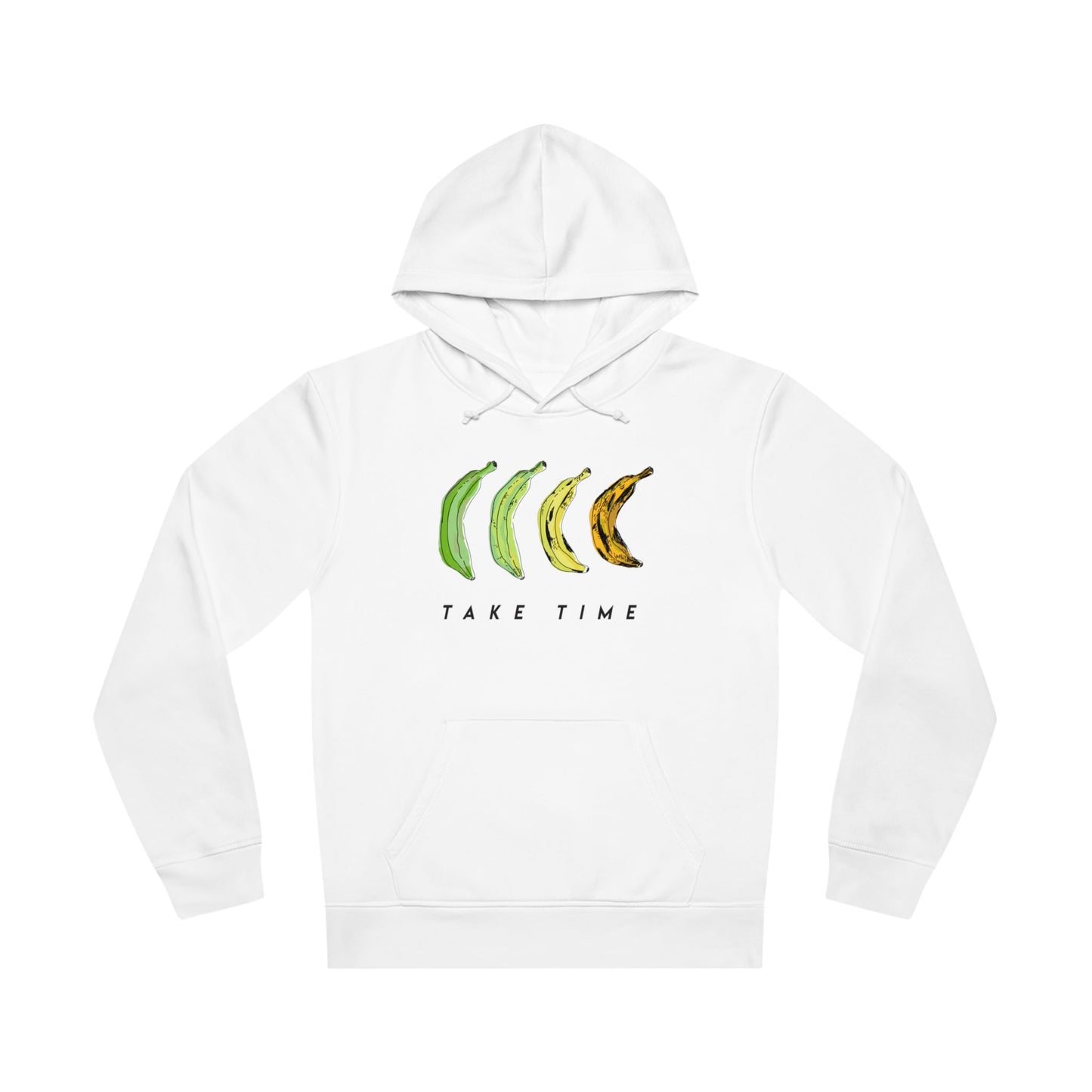 Reggae 'Take Time' Organic Cotton Hoodie – Music band hoodies with iconic reggae designs.

