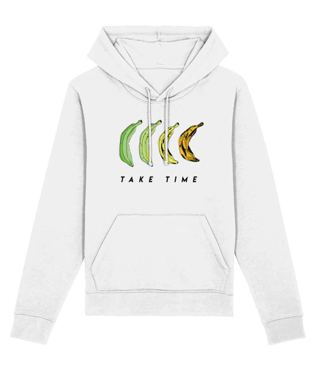Reggae 'Take Time' Organic Cotton Hoodie – Best streetwear hoodie for everyday wear.

