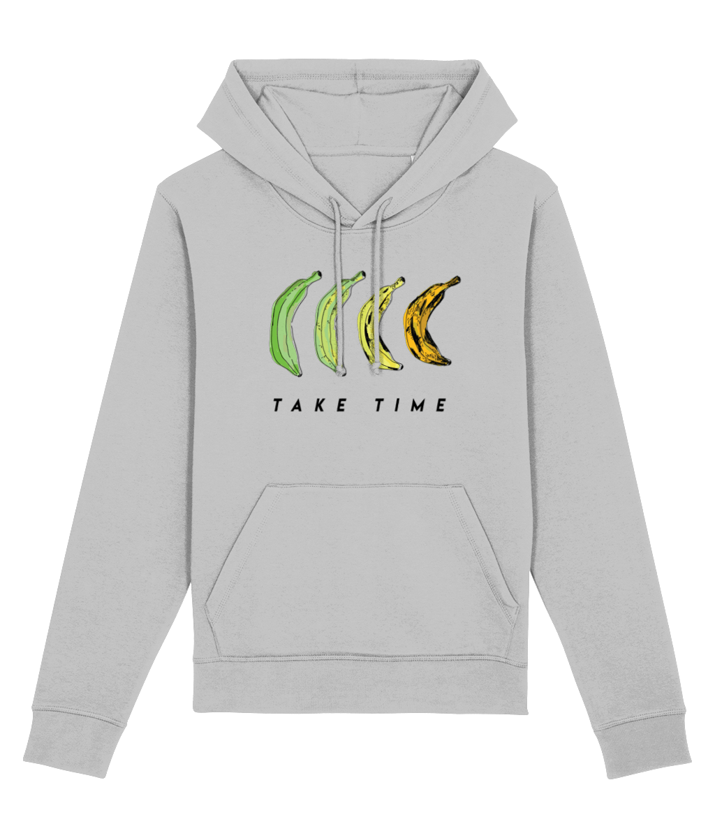 Reggae 'Take Time' Organic Cotton Hoodie – Bob Marley hoodies UK for reggae fans.


