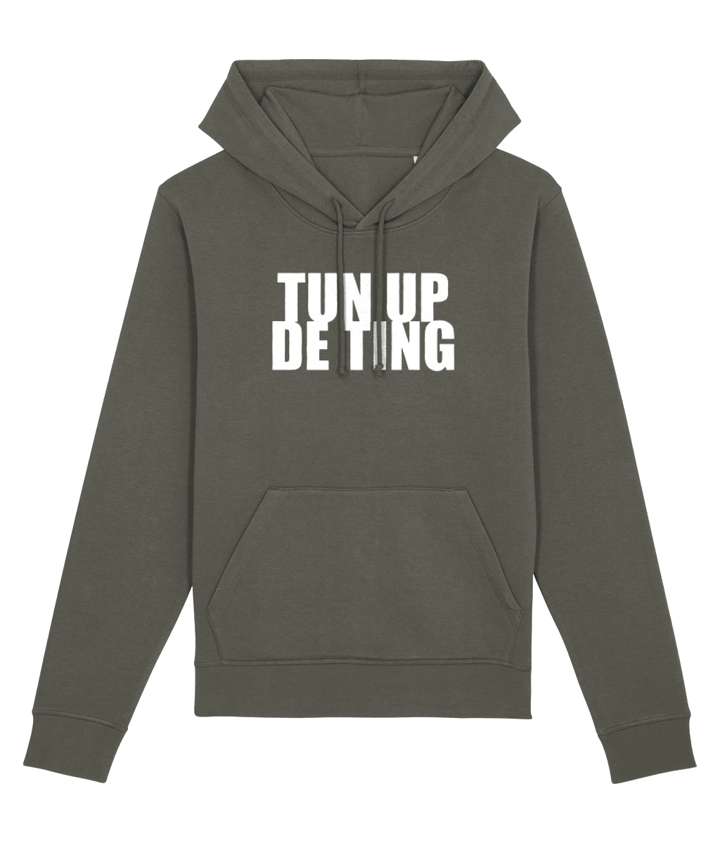Reggae 'Turn It Up' Organic Cotton Hoodie – best streetwear hoodie for music fans

