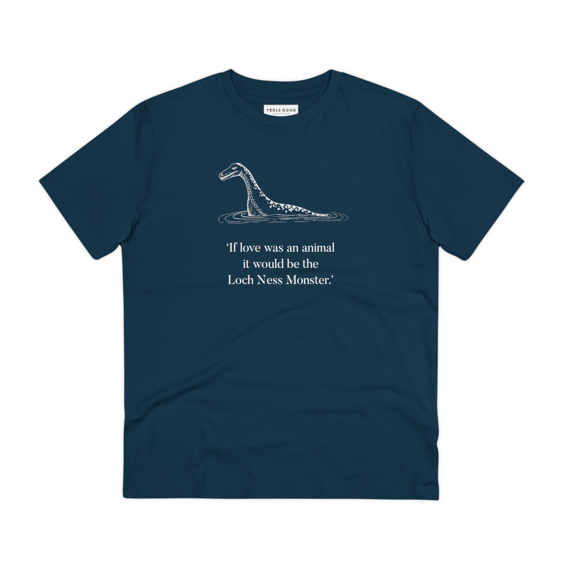 Classic yet fun, the Scotland 'Nessie' organic cotton t-shirt is a top pick for a Scottish dress look.