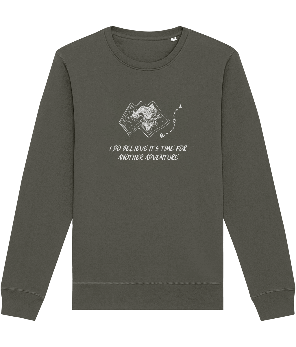 A travel quote sweatshirt that speaks to wanderlust – Travel 'Another Adventure'

