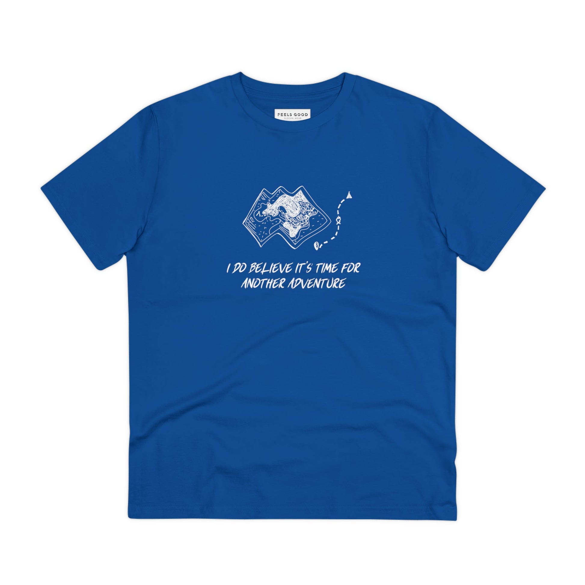 Healing nature quotes tee: Travel 'Another Adventure' Organic Cotton T-shirt - Earth Tshirt

