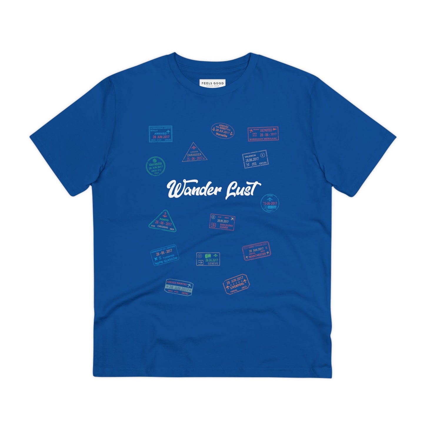 Quotes on beauty in nature tee – Travel 'Wander Lust' Organic Cotton T-shirt - Earth Tshirt

