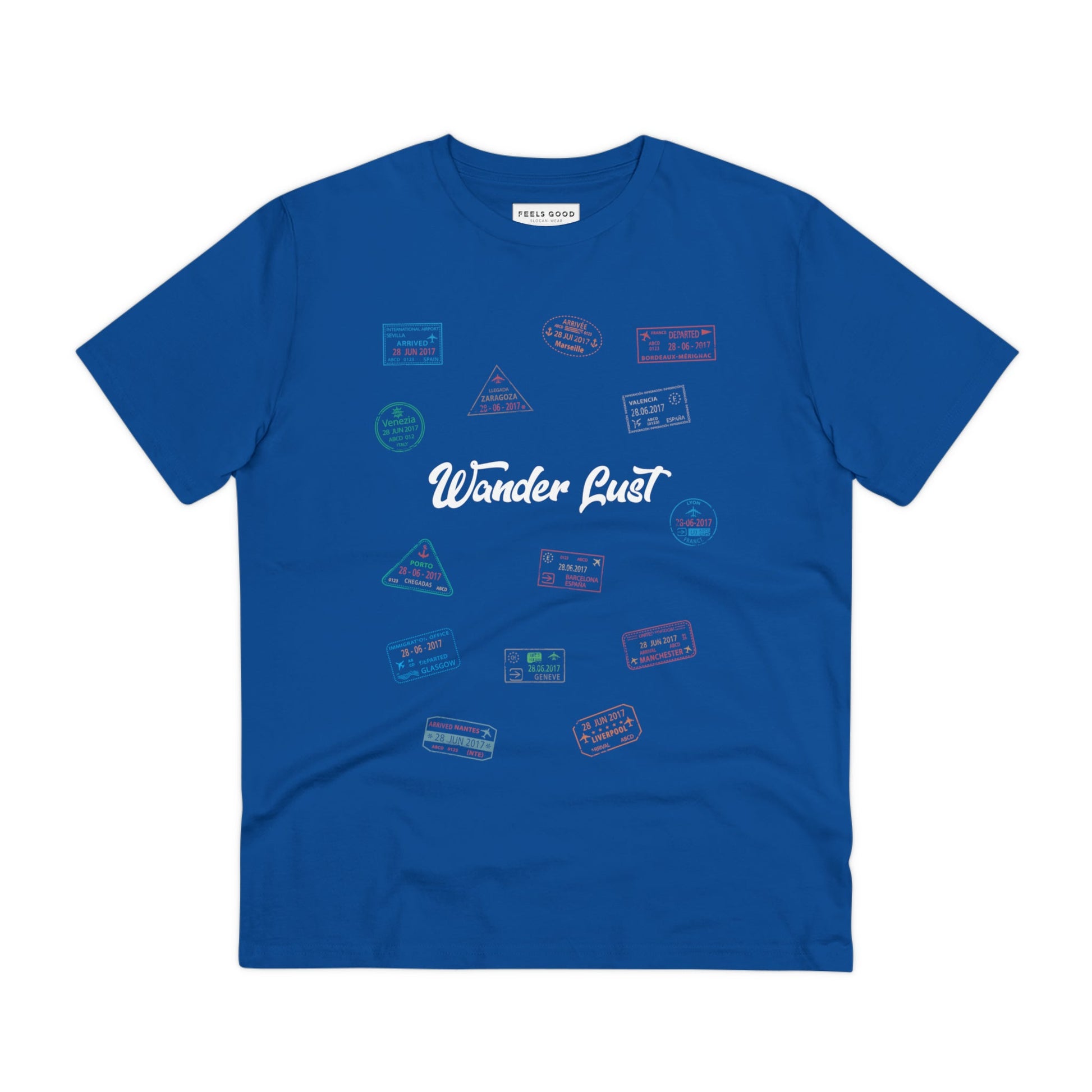 Quotes on beauty in nature tee – Travel 'Wander Lust' Organic Cotton T-shirt - Earth Tshirt

