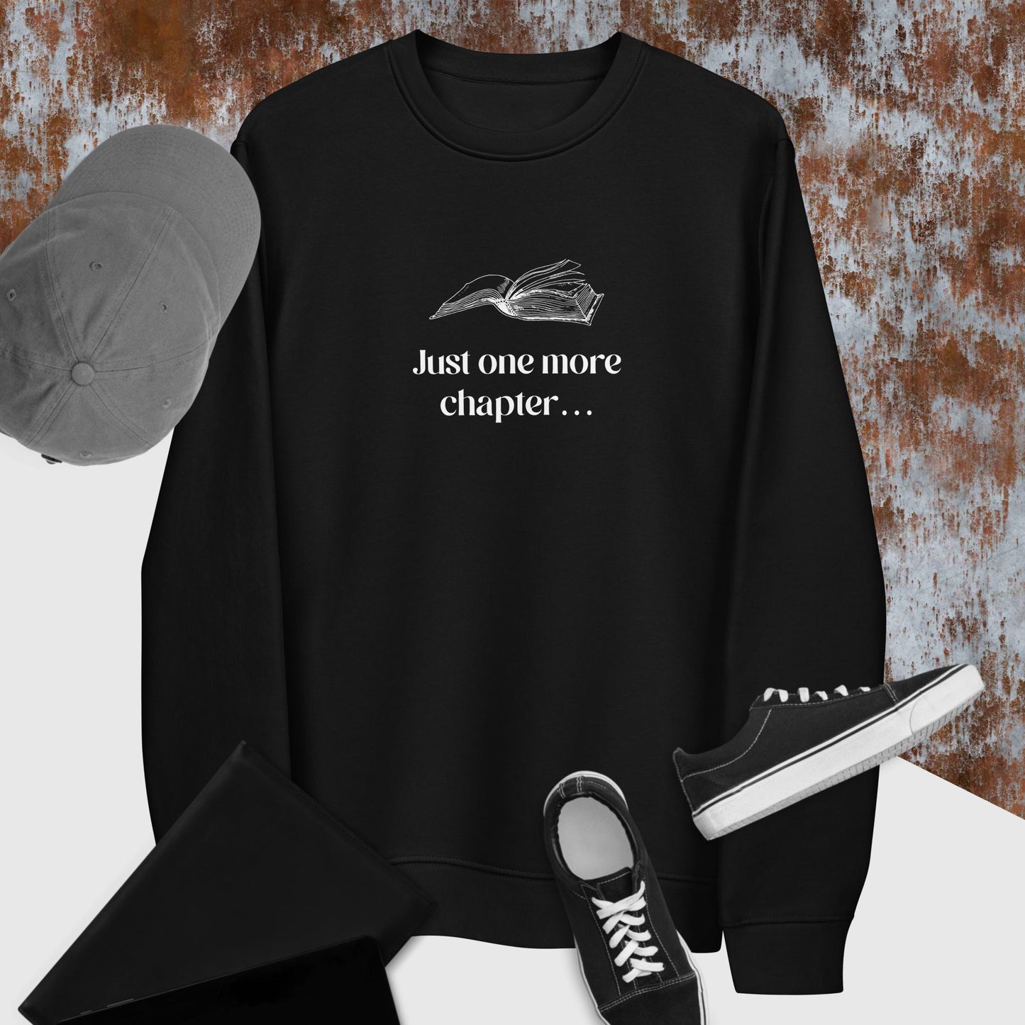 Organic Cotton 'Just One More Chapter…' Books Sweatshirt