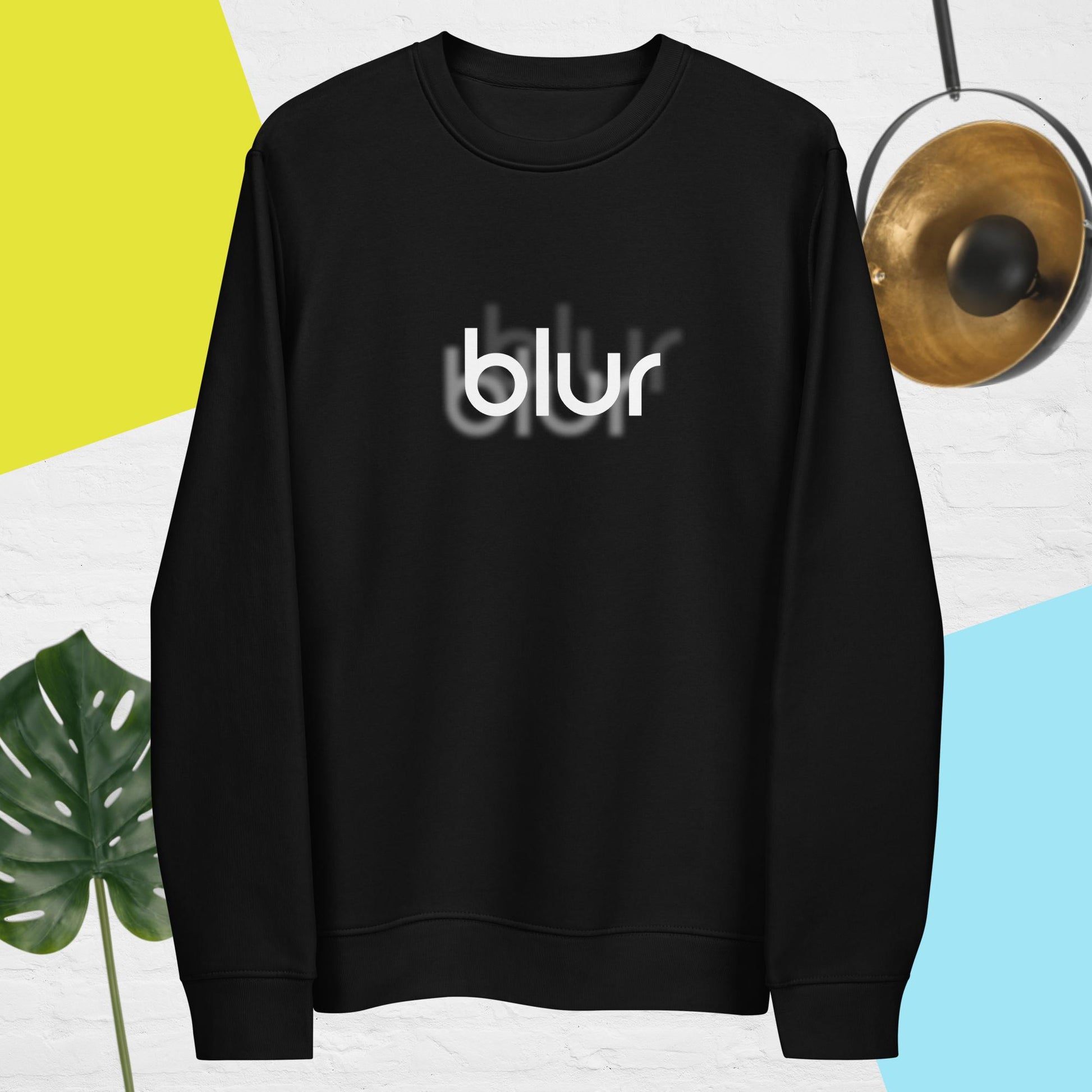 Express your story with the Contemporary 'Blur' Organic Cotton Sweatshirt, a bestseller

