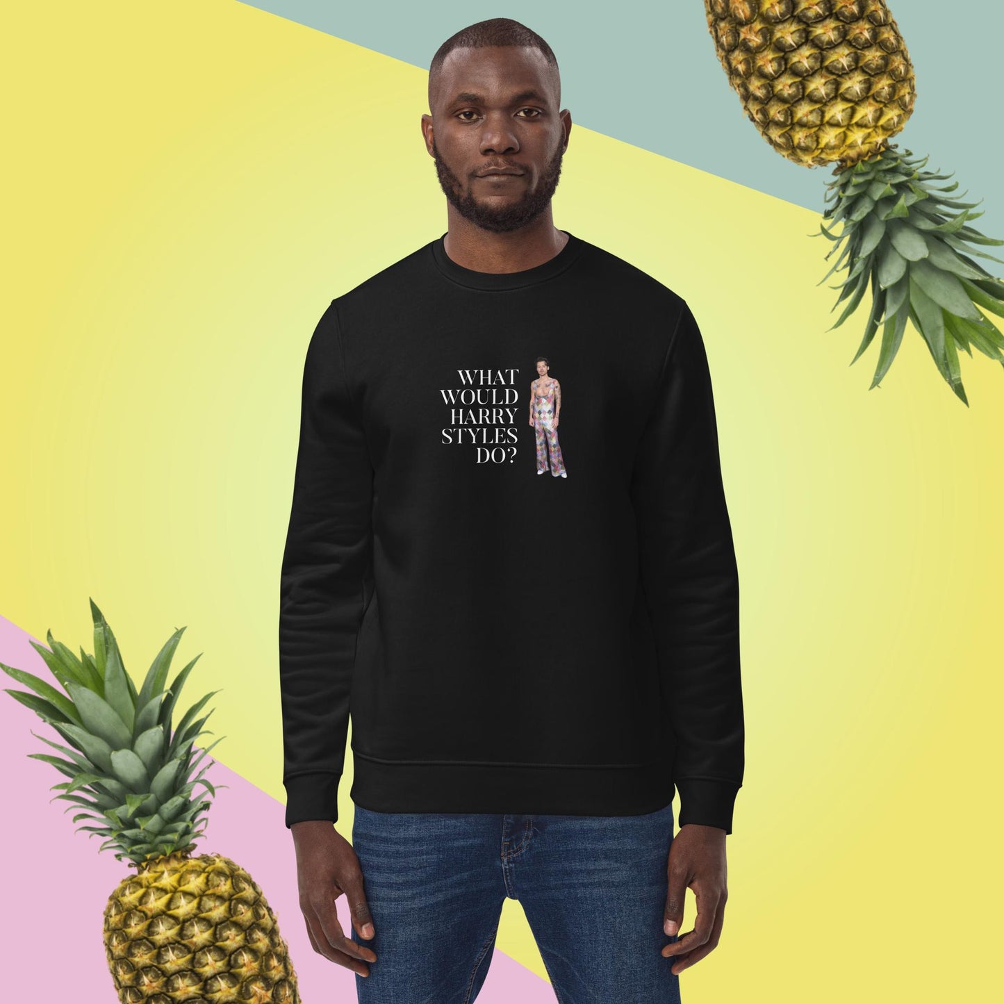 Contemporary 'What Would Harry Styles Do?' Organic Cotton Sweatshirt
