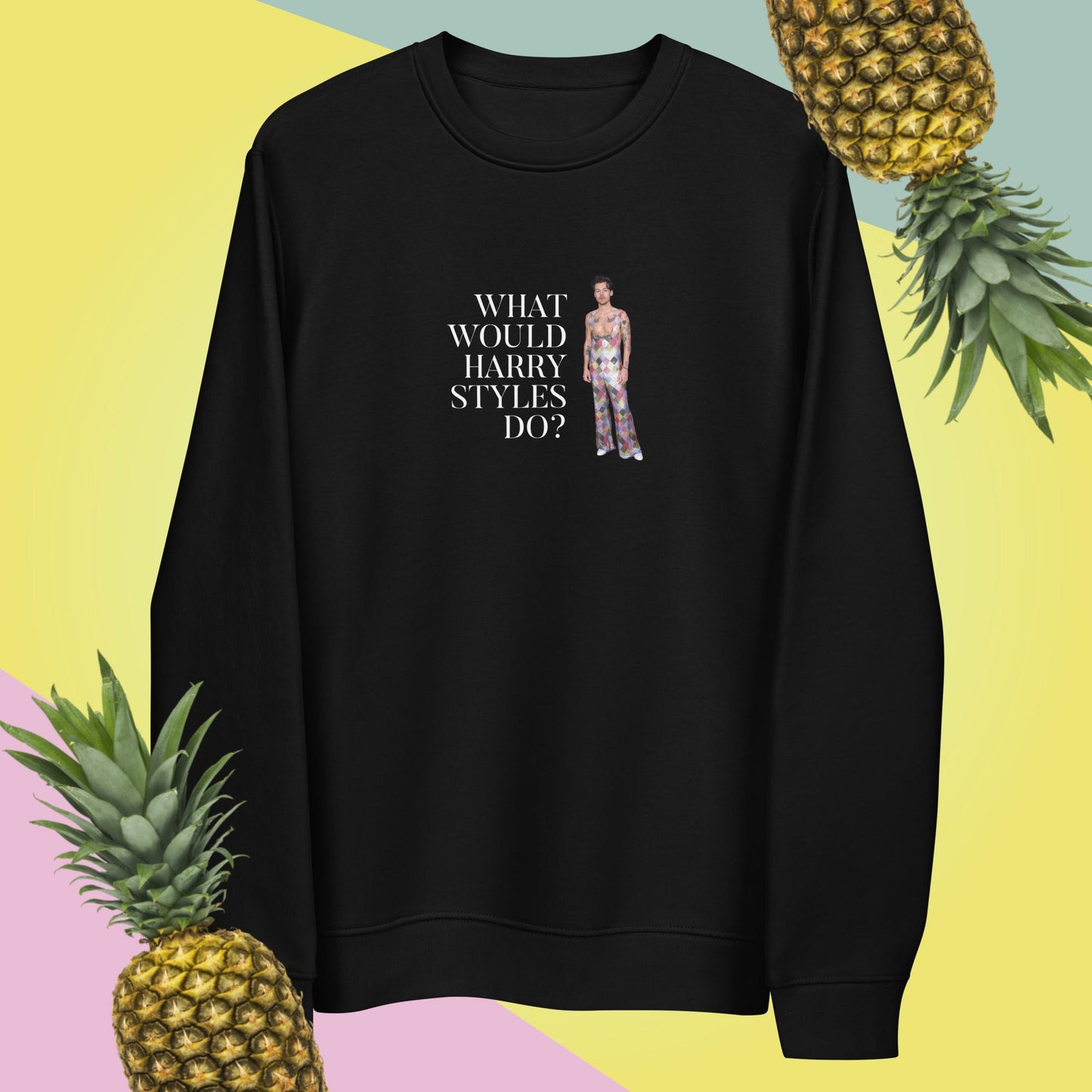 Contemporary 'What Would Harry Styles Do?' Organic Cotton Sweatshirt