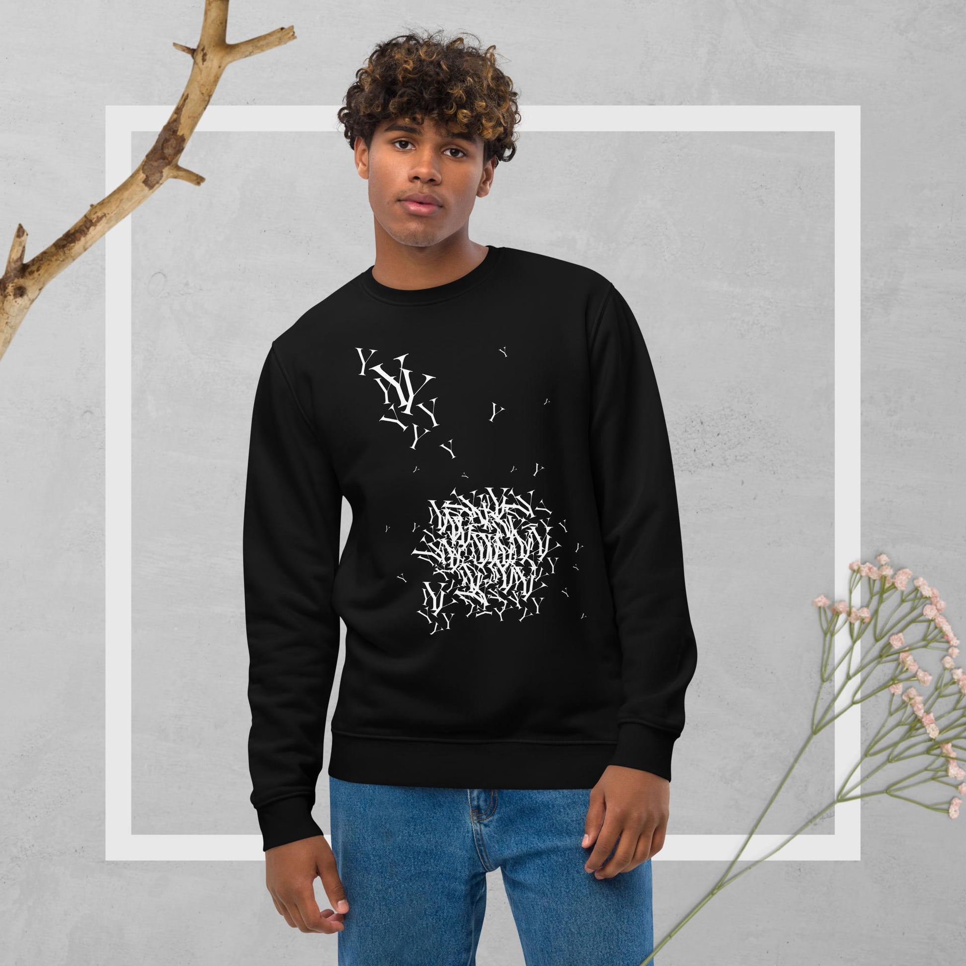 Trendy Fashion 'Y' Yohji Organic Cotton Sweatshirt perfect for those Harry-inspired outfits


