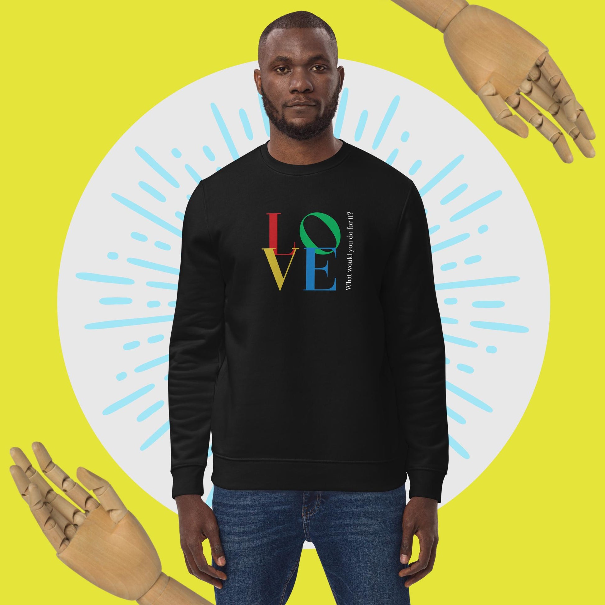 Trendy 'LOVE' Dior Sweatshirt for a stylish casual look.

