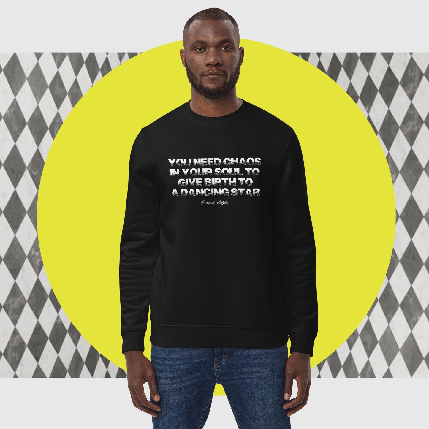 Grab the graphic sweatshirts you love, like the Famous Quotes 'Chaos In Your Soul' sweatshirt.